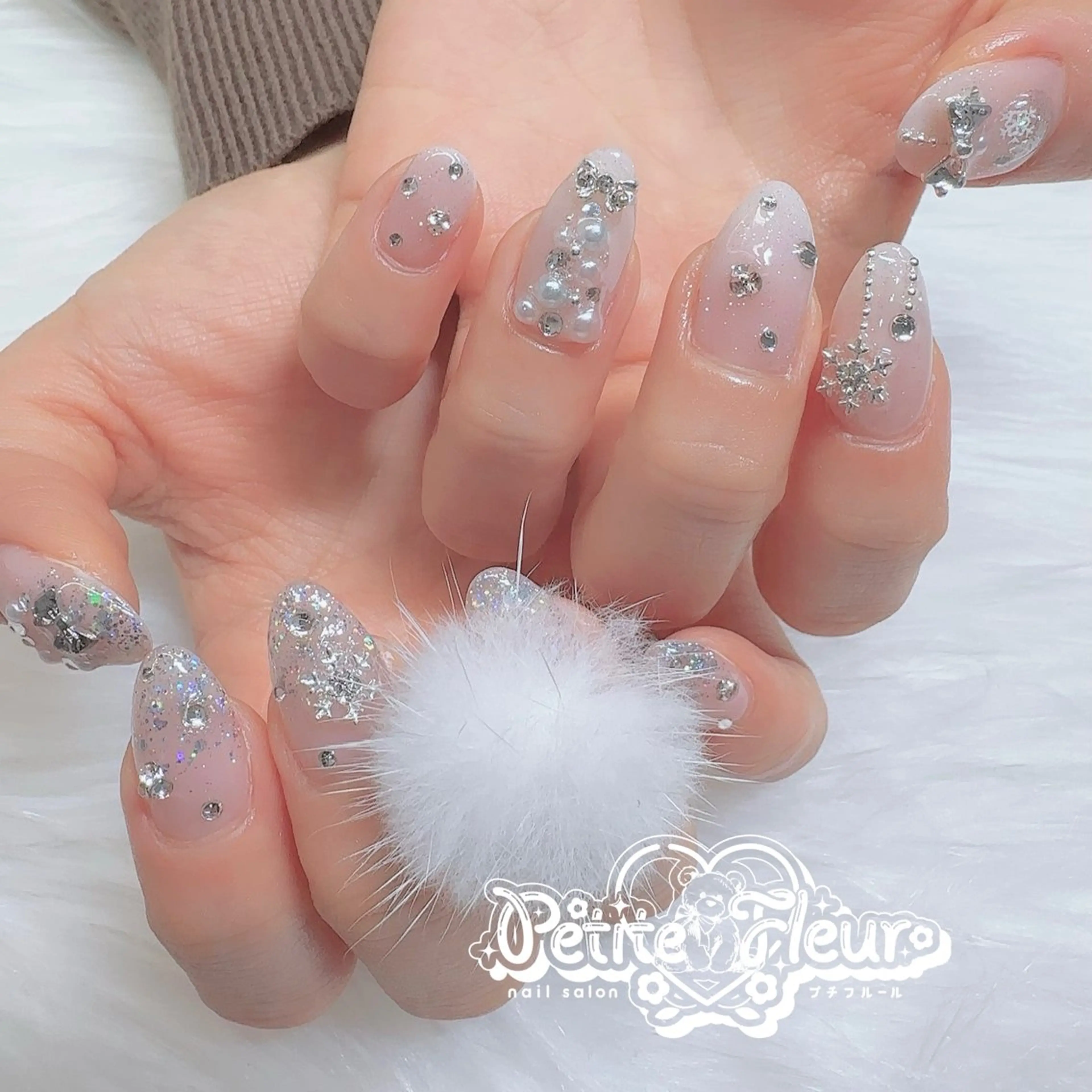 ネイル ハンドネイル ❁⃘*。Petite fleur❁⃘*りさのネイルデザイン