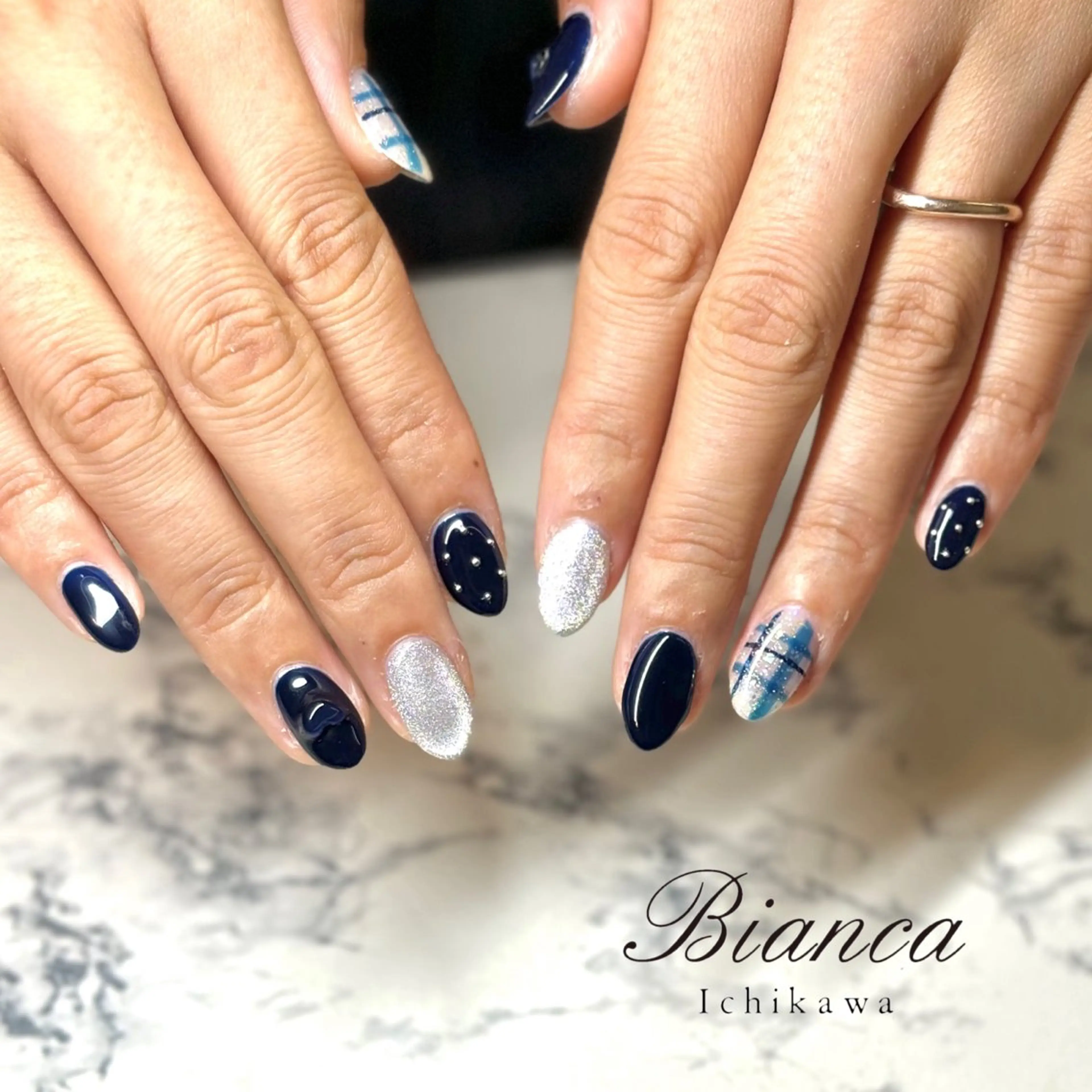 ネイル ハンドネイル 🕊️Bianca 児玉🕊️のネイルデザイン