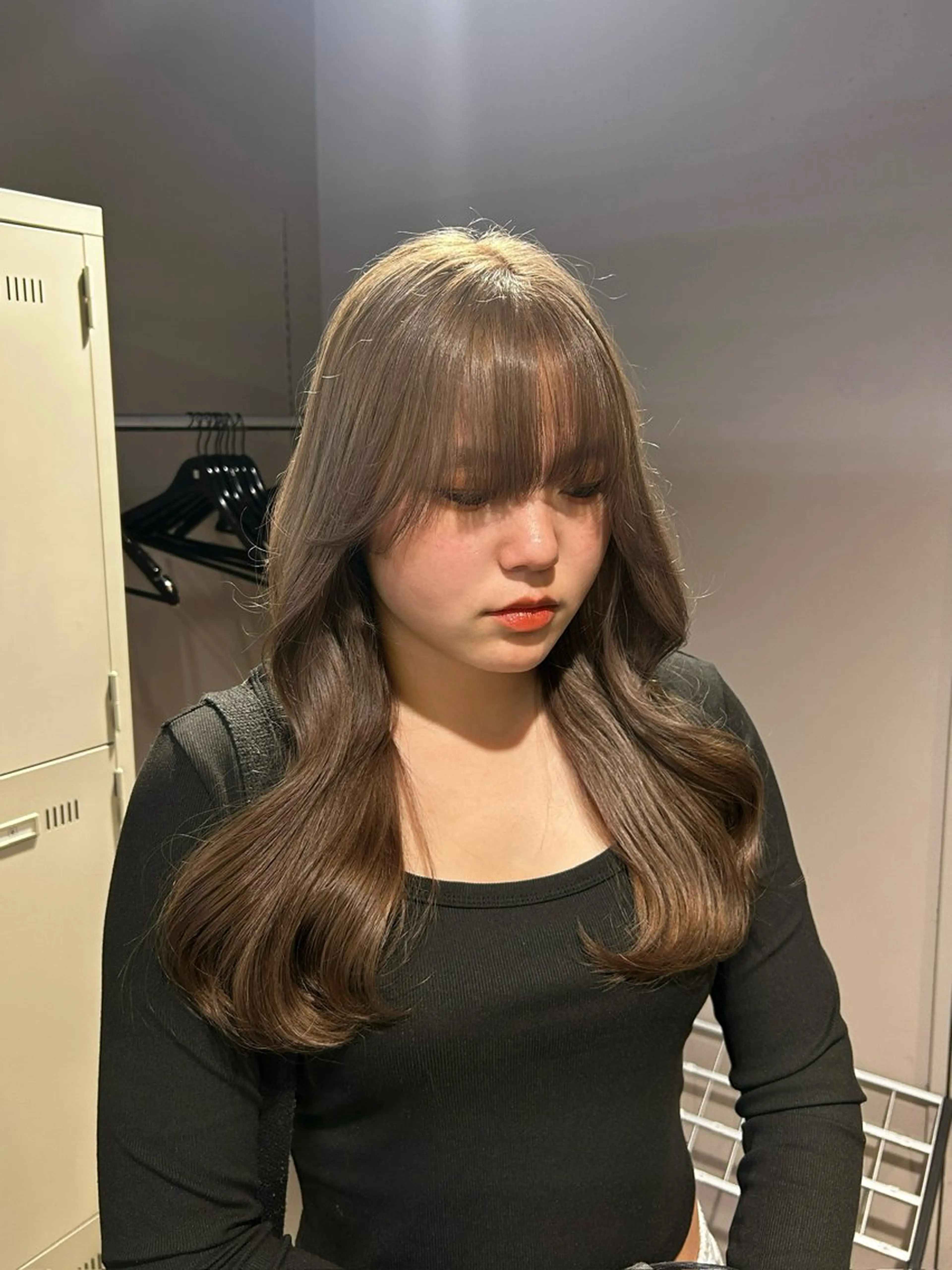 カラー カット ヘアカラー ヘッドスパ ヘアセット 🤍レイヤーカット/ ベージュヘア🤍のヘアスタイル