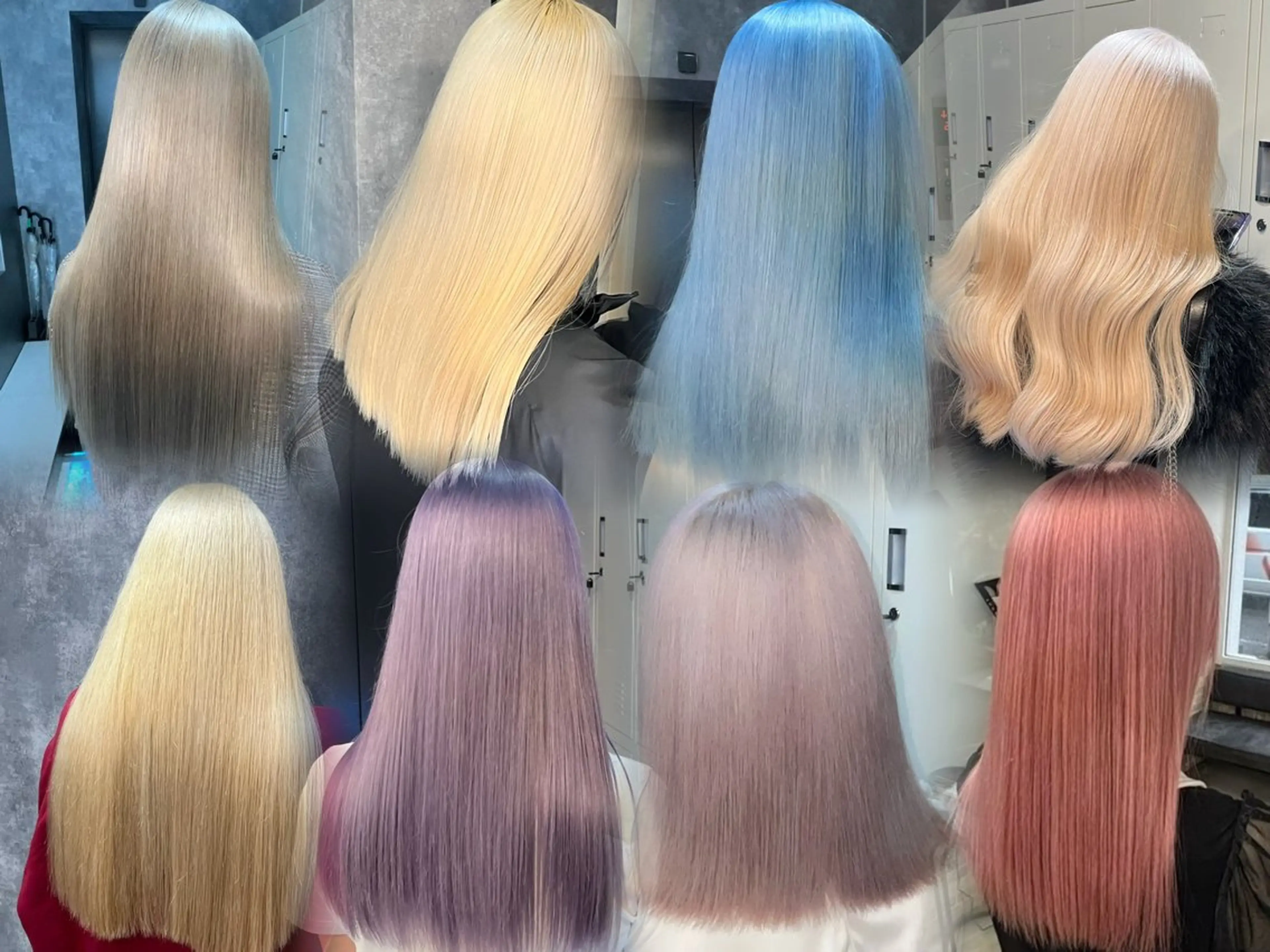 ロング ヘアカラー トリートメント 似合わせ骨格補正カッ ト/透明感カラーのヘアスタイル