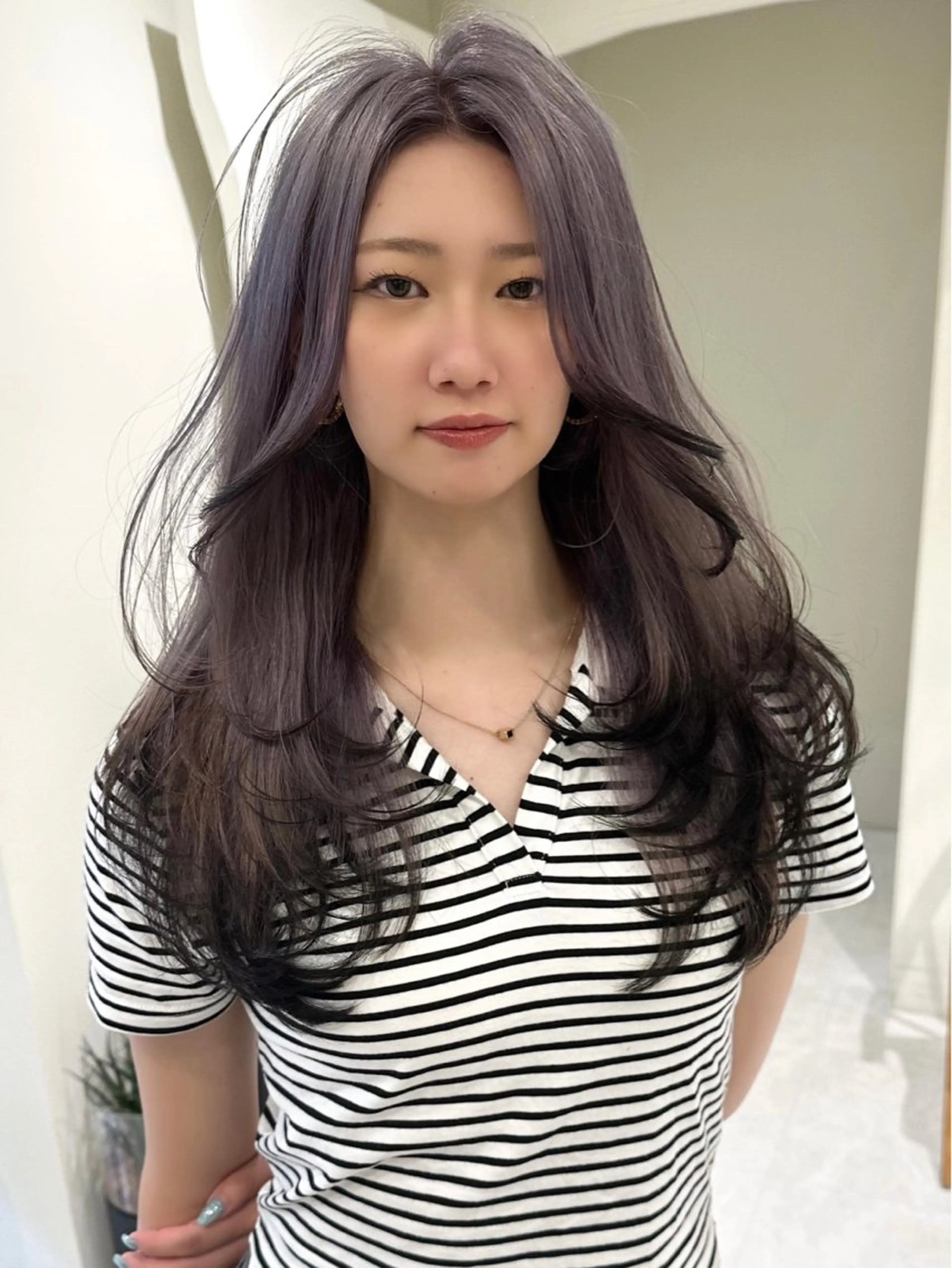 セミロング カラー 当日予約可能です！ 宜しくお願いします！のヘアスタイル