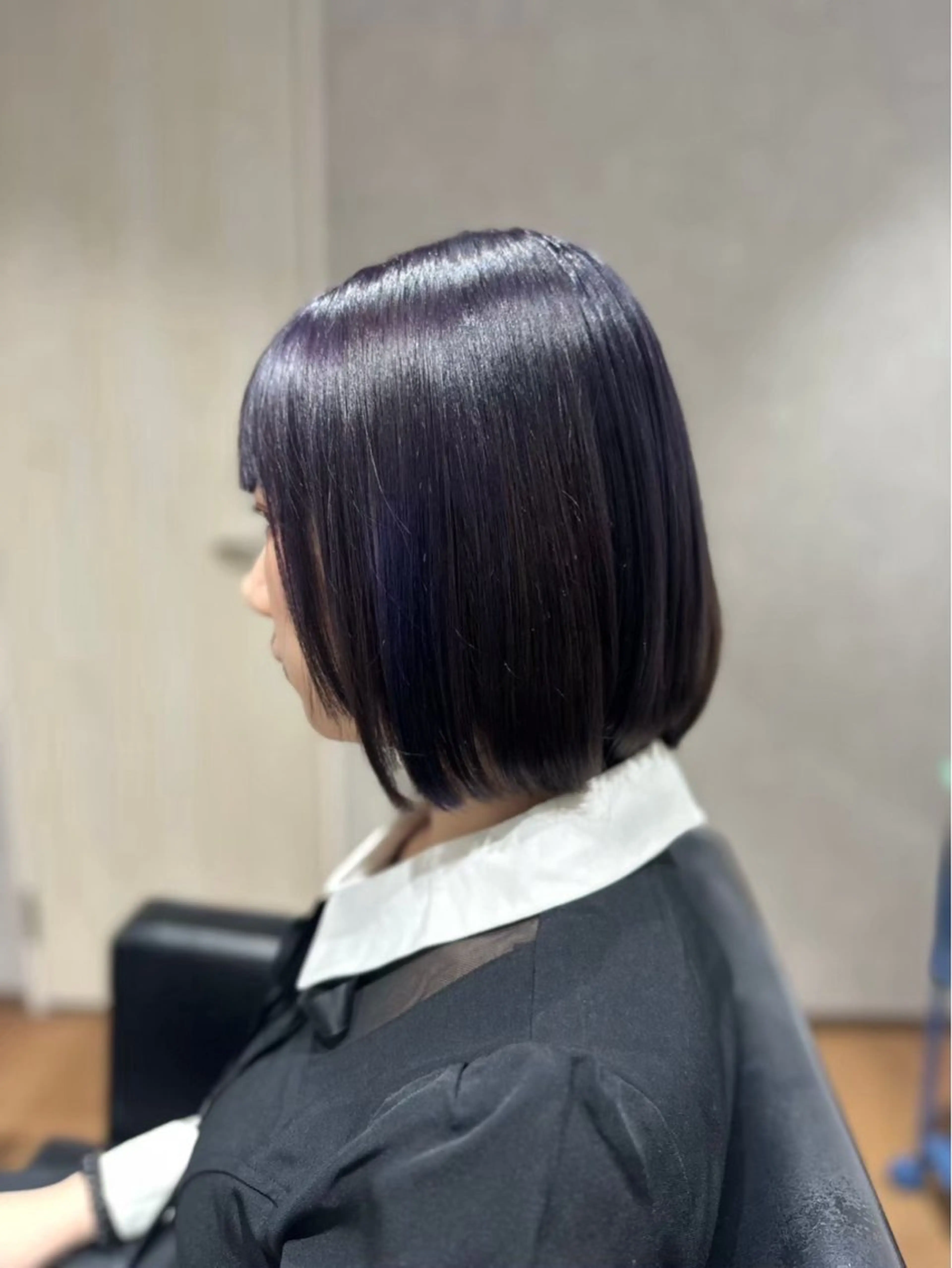 ミディアム カラー 土屋 咲希のヘアスタイル