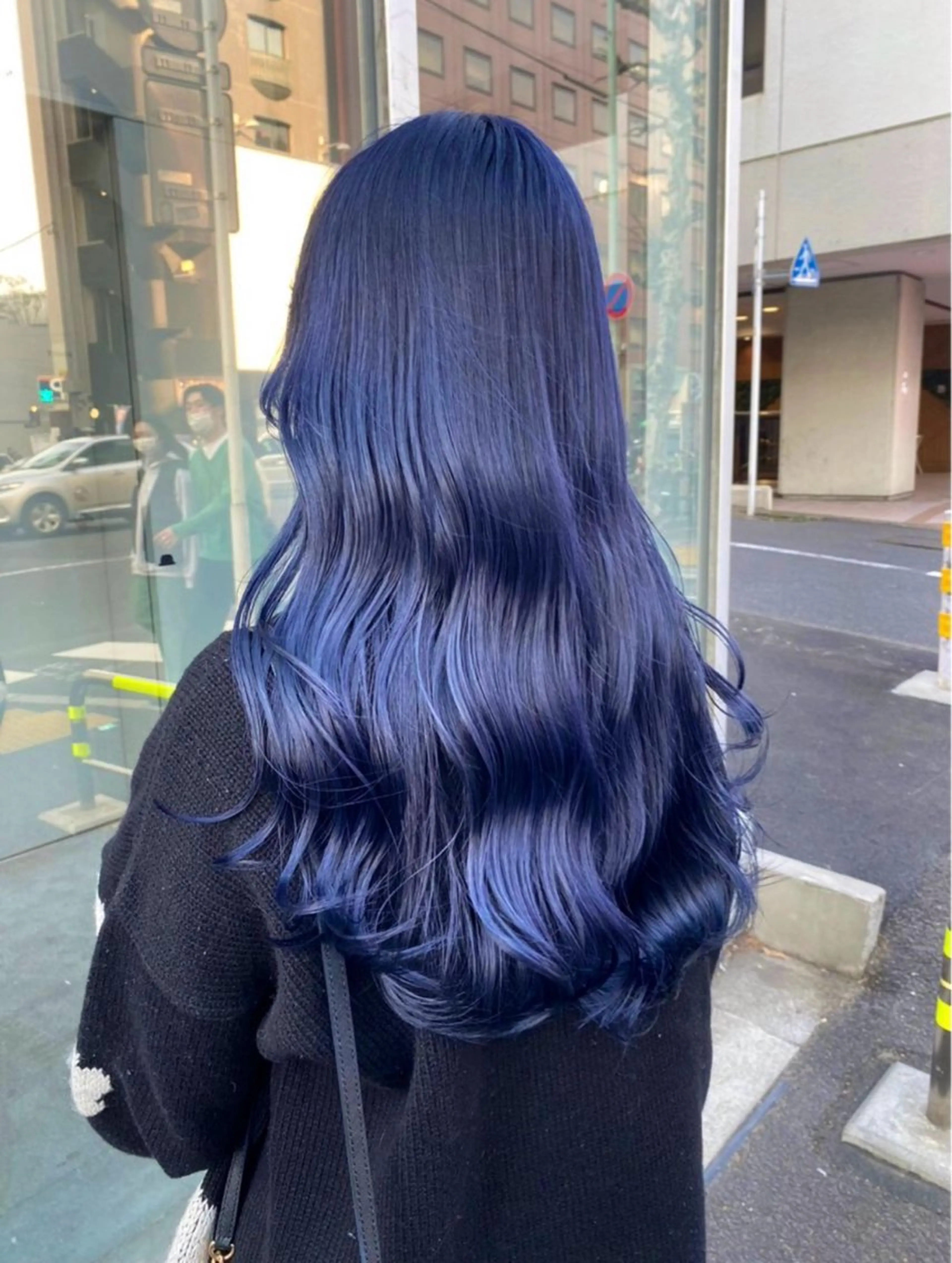 ロング カラー パーマ ヘアアレンジ 透明感ブリーチカラー 🌈TOMOHIROのヘアスタイル