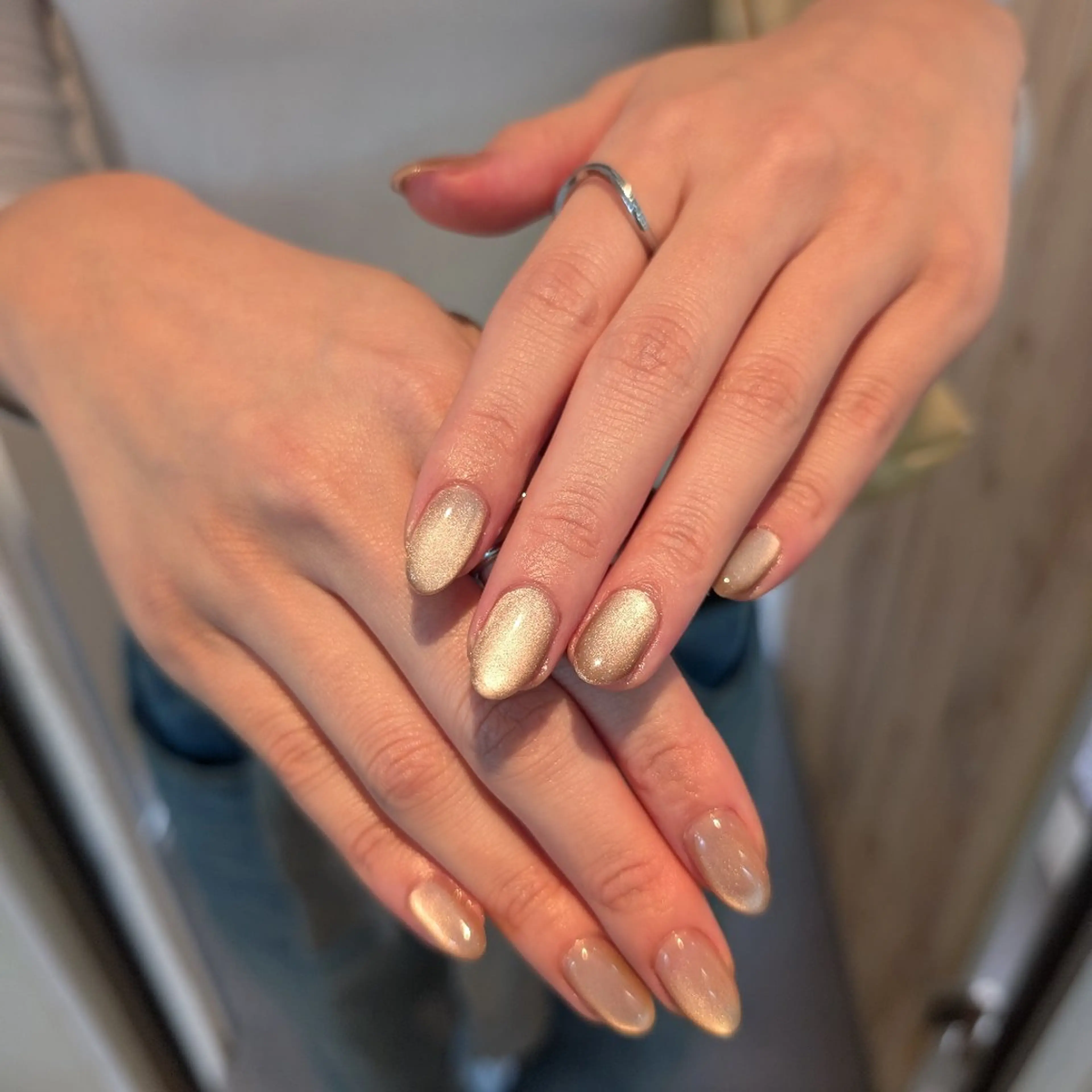 ネイル マグネットネイル ワンカラーネイル ハンドネイル FREE'Snail Yukariのネイルデザイン