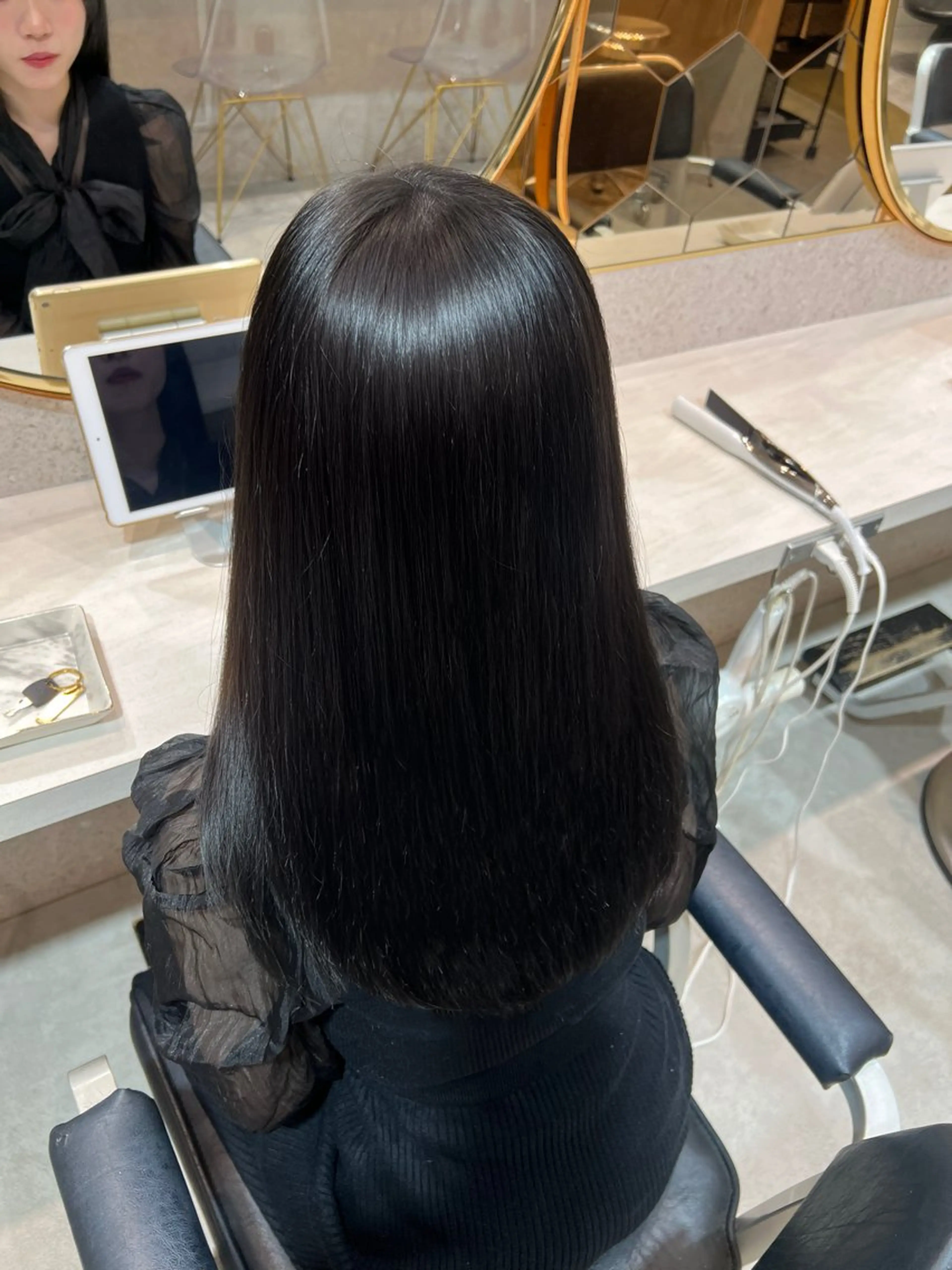 カラー ヘアカラー misaki/新宿/ 艶カラー/韓国ヘアのヘアスタイル