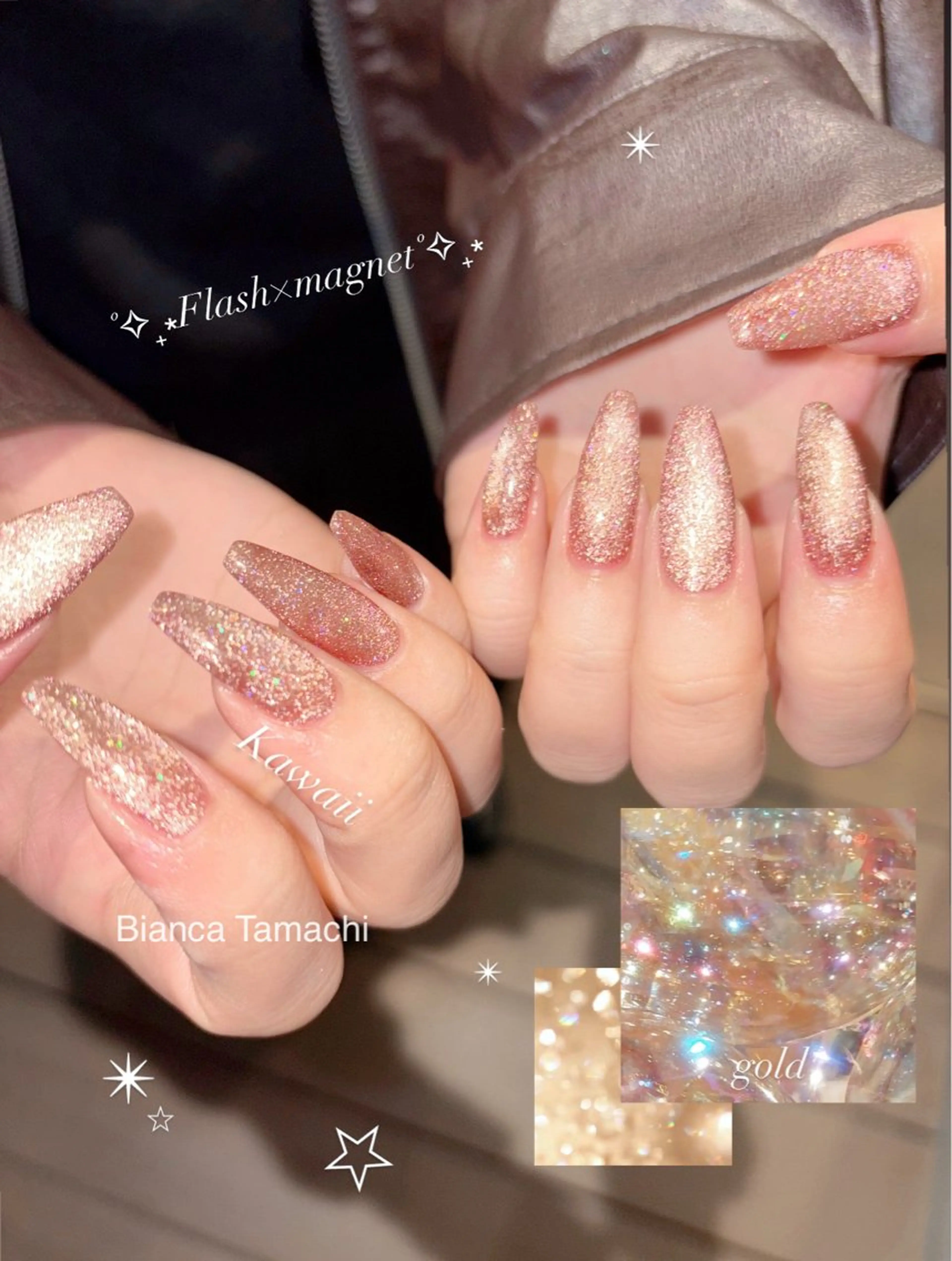 ネイル ハンドネイル BIANCA ✴︎ yukiのネイルデザイン