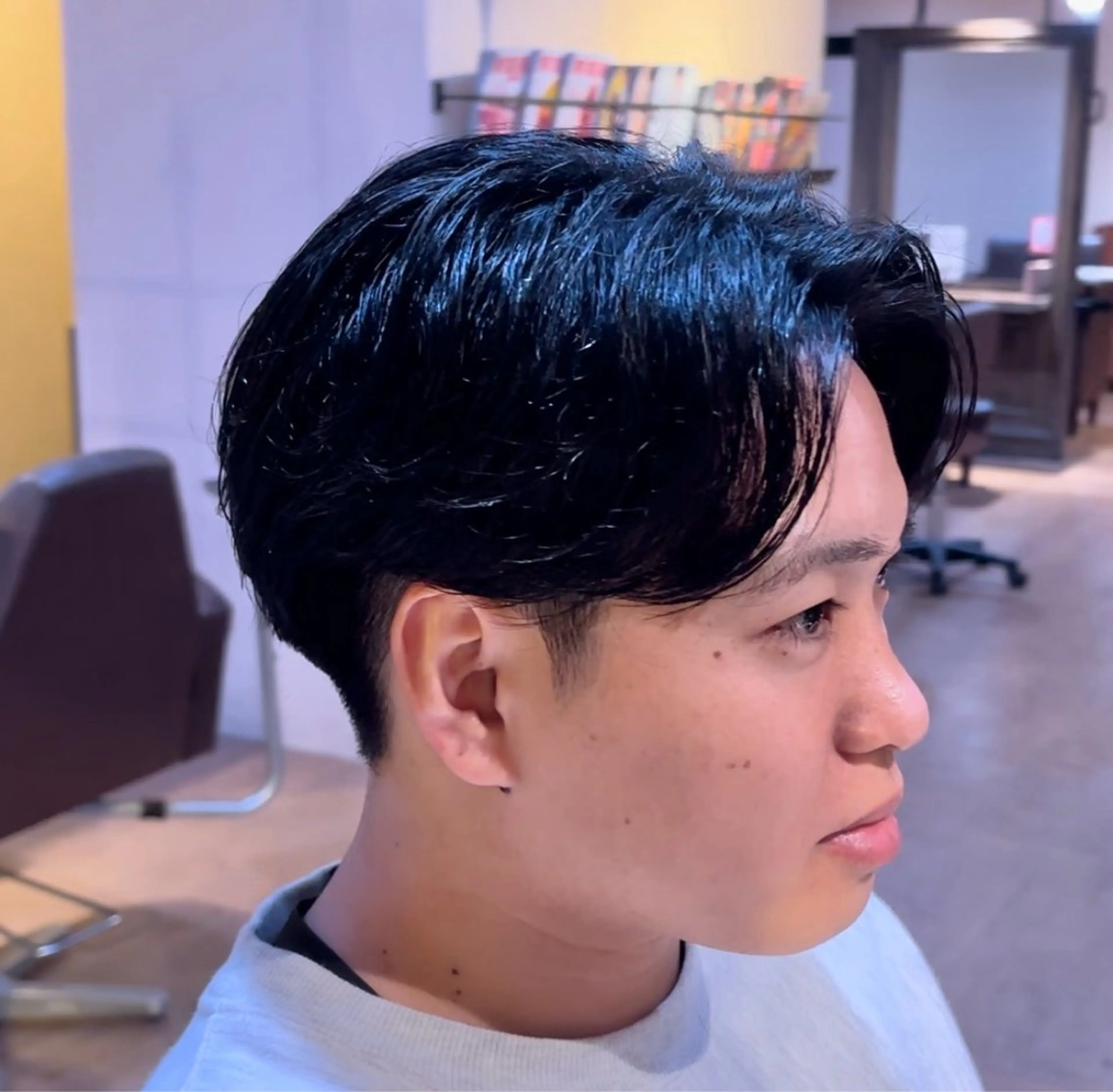 メンズ メンズパーマ カット 野村 朋生のヘアスタイル