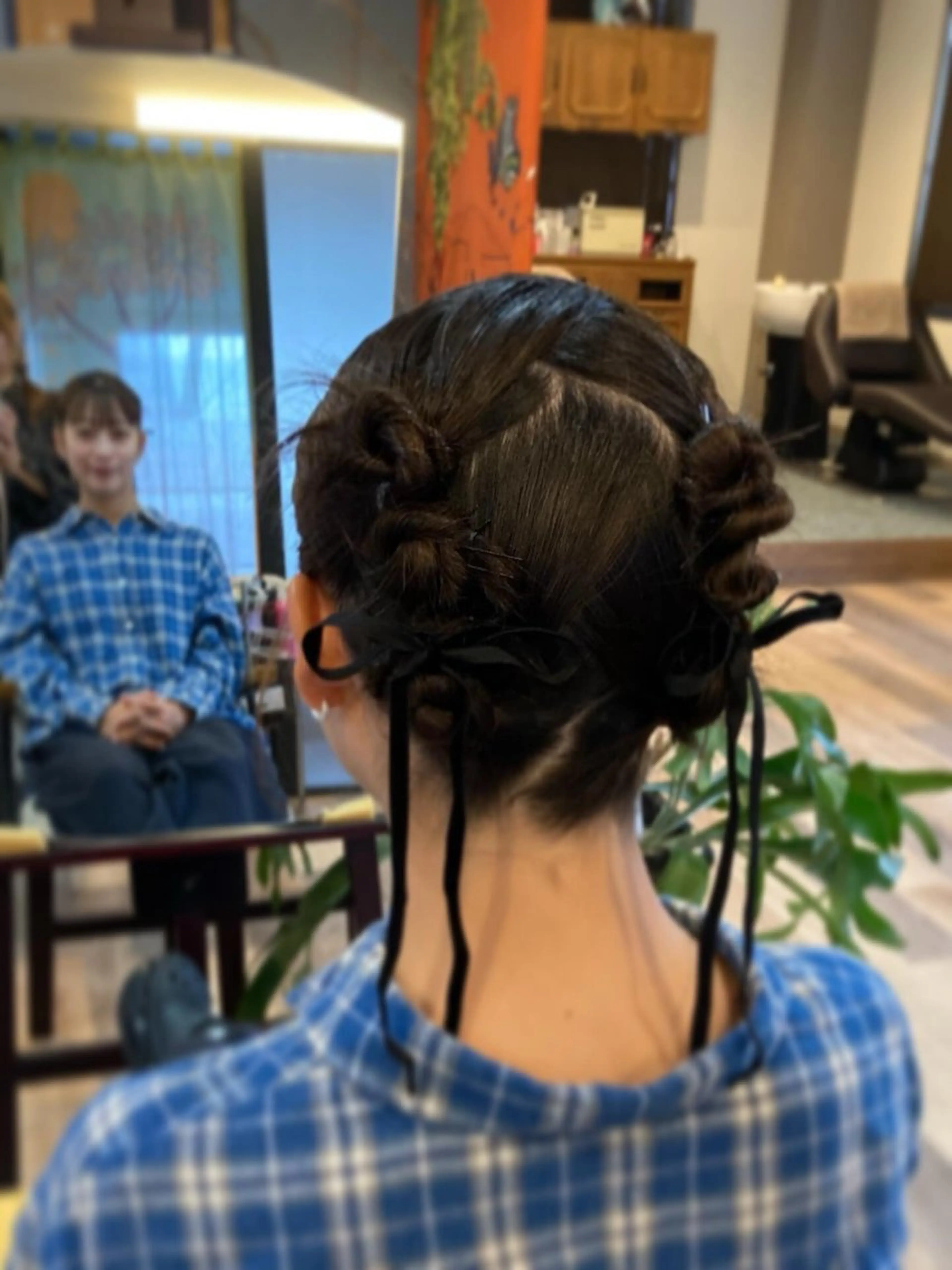 ミディアム ヘアセット 中野 紹江のヘアスタイル