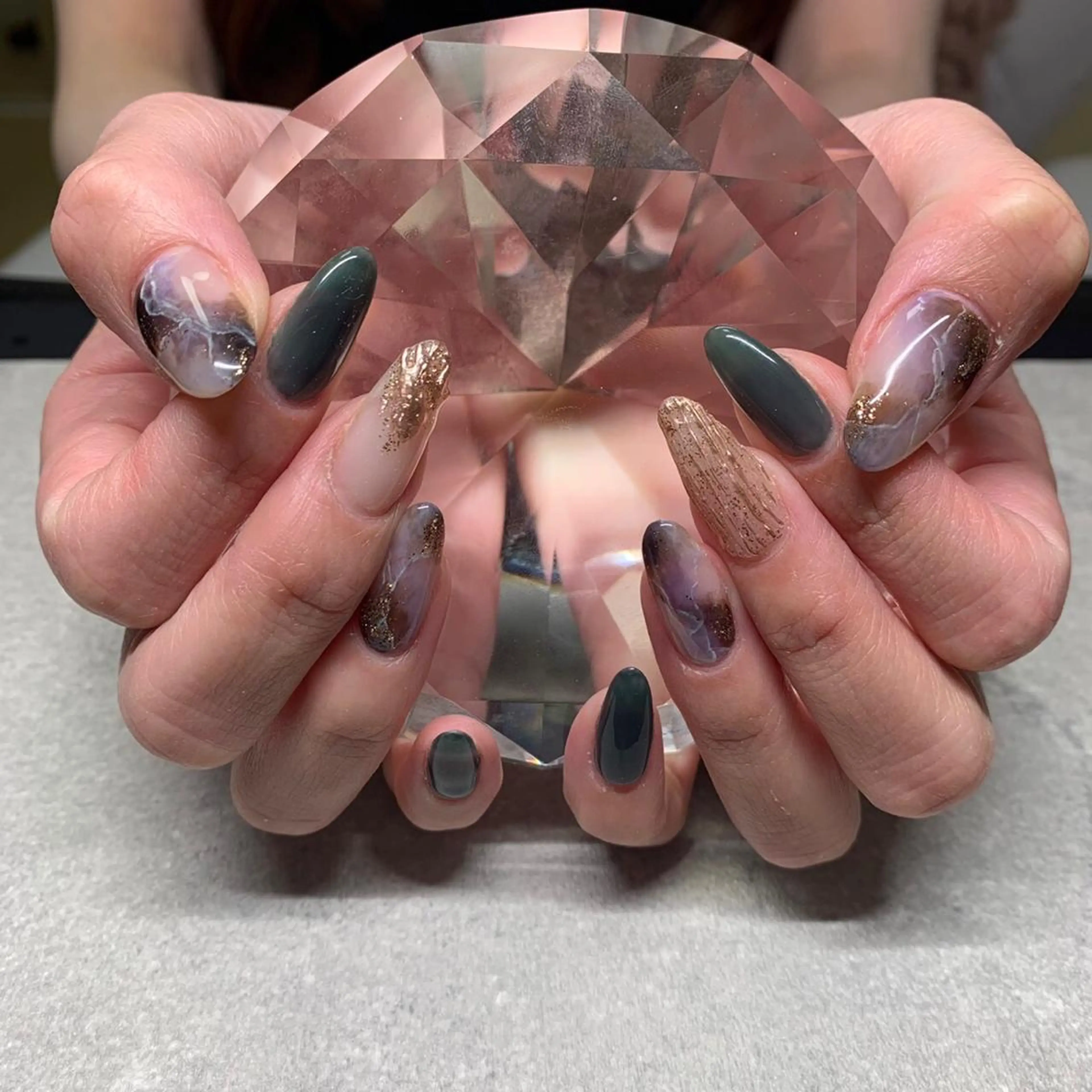 ネイル アートネイル フレンチネイル ジェルネイル グラデーション 韓国ネイル Nail room Bimano所属・Bimano seica♡+°のネイルデザイン