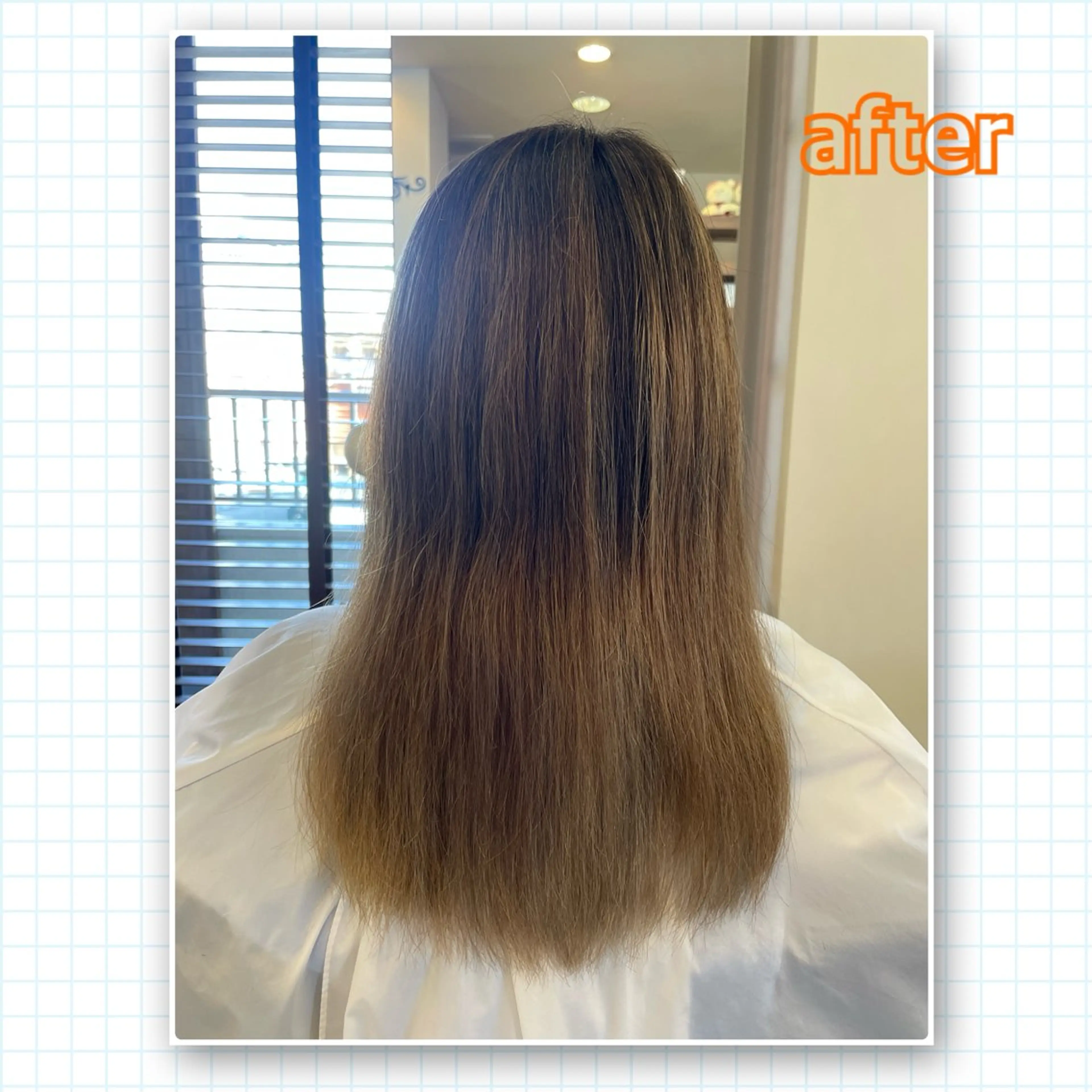 ロング アミーベル🧸🧡 井口店✂️しおりのヘアスタイル