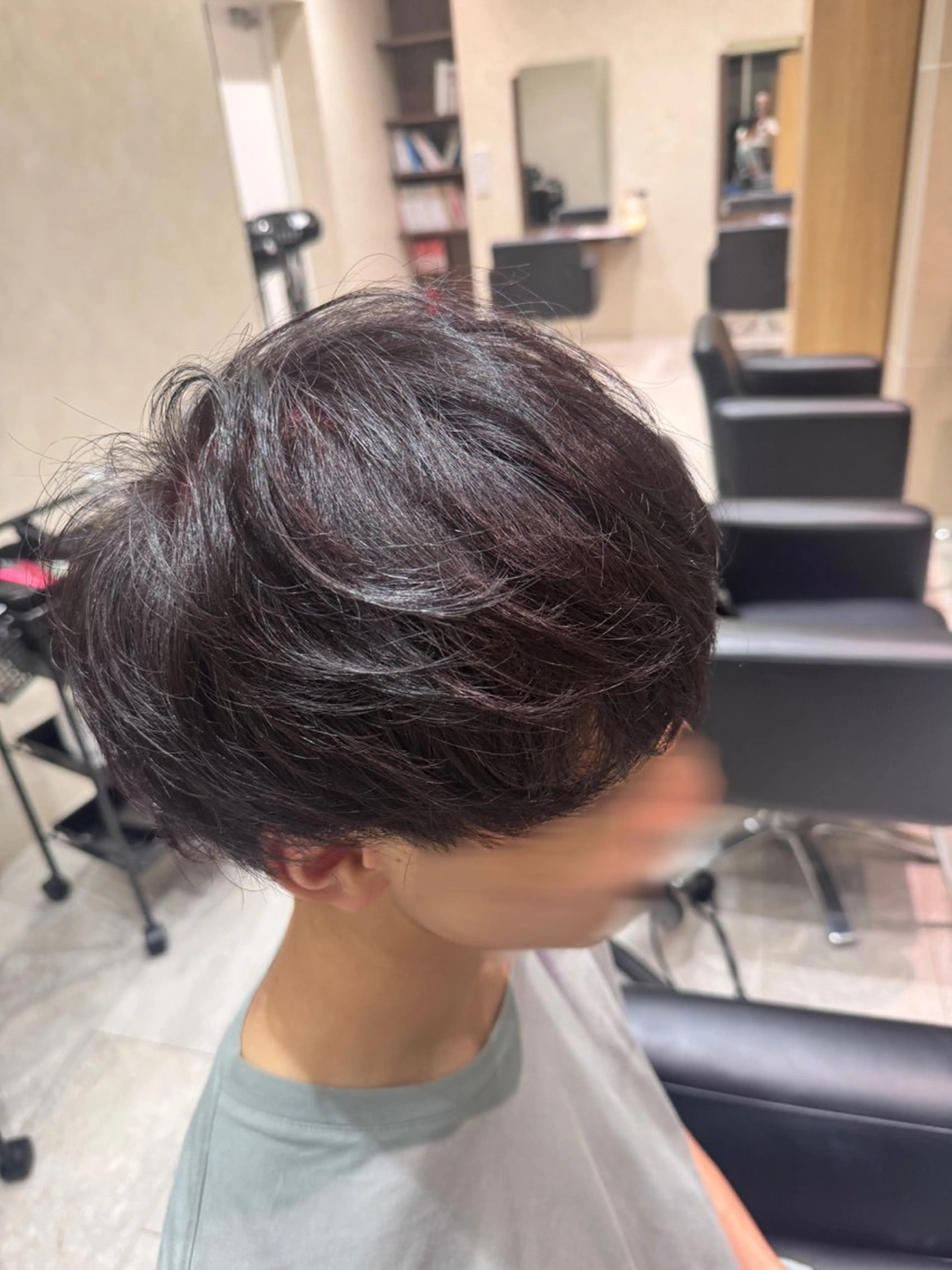 ショート カラー メンズ レッドカラー ヘアカラー sakura/板橋 モデル募集中🪄︎︎のヘアスタイル