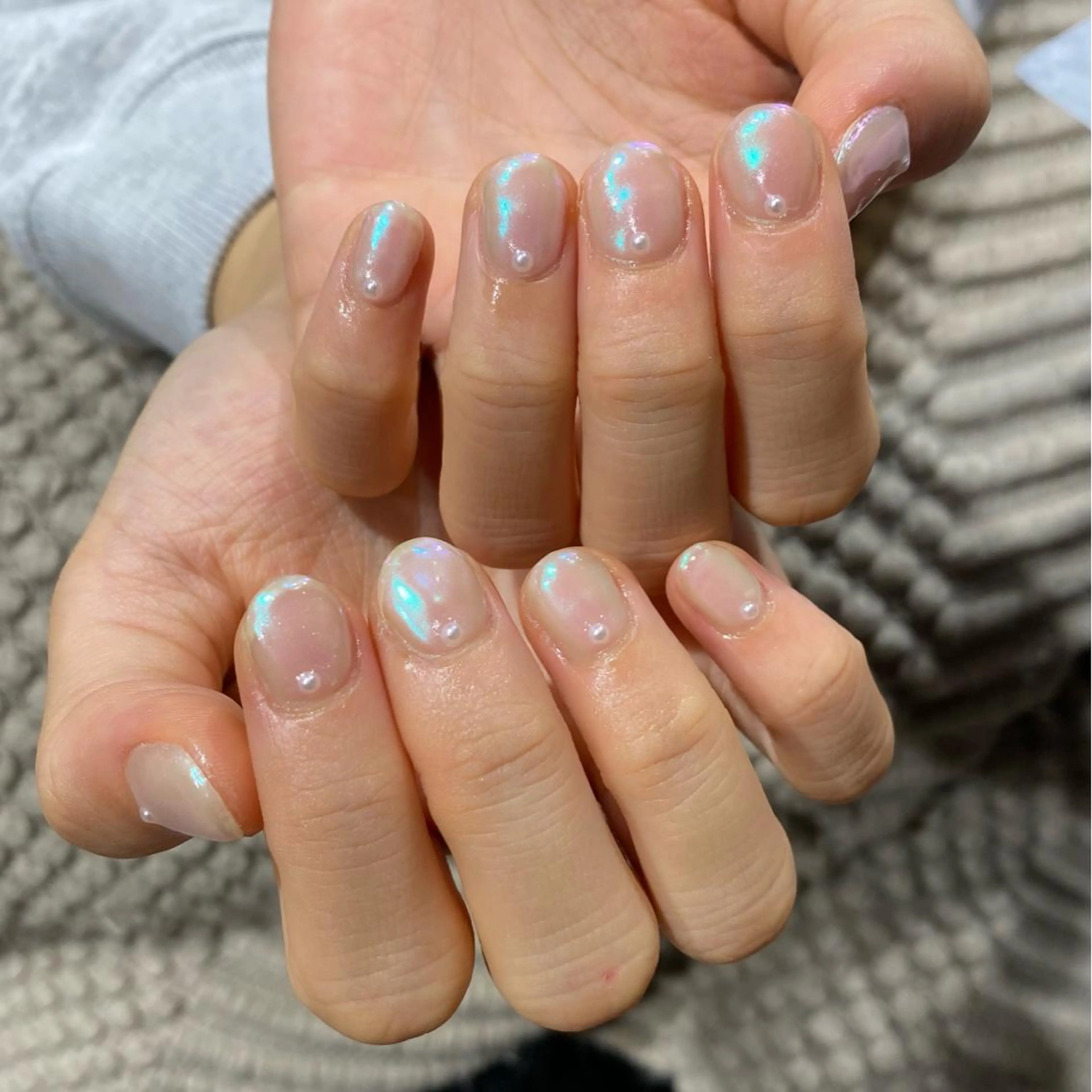 ネイル オーロラネイル nailist Chisakiのネイルデザイン