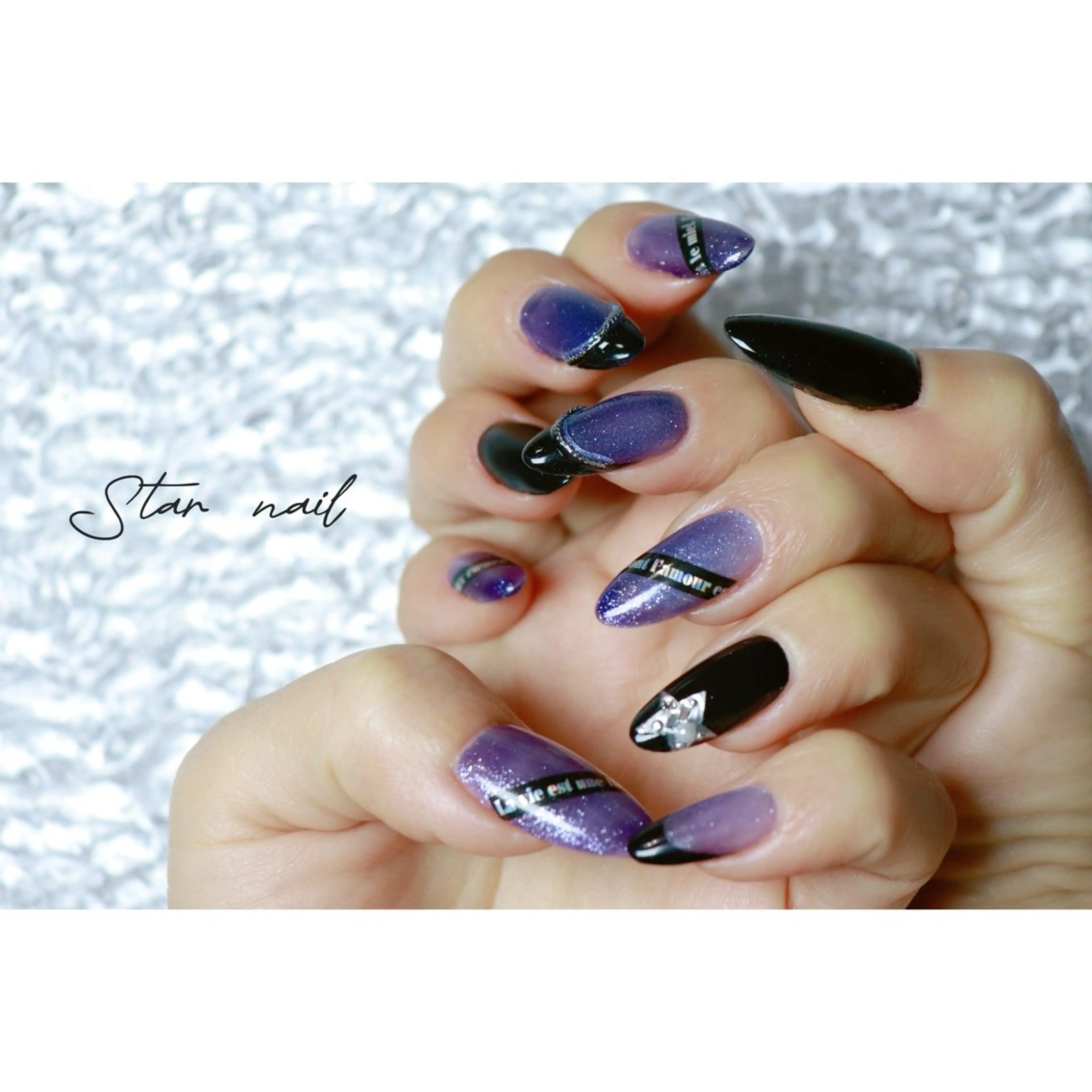 ネイル 長さ出し マグネットネイル mapple nailのネイルデザイン