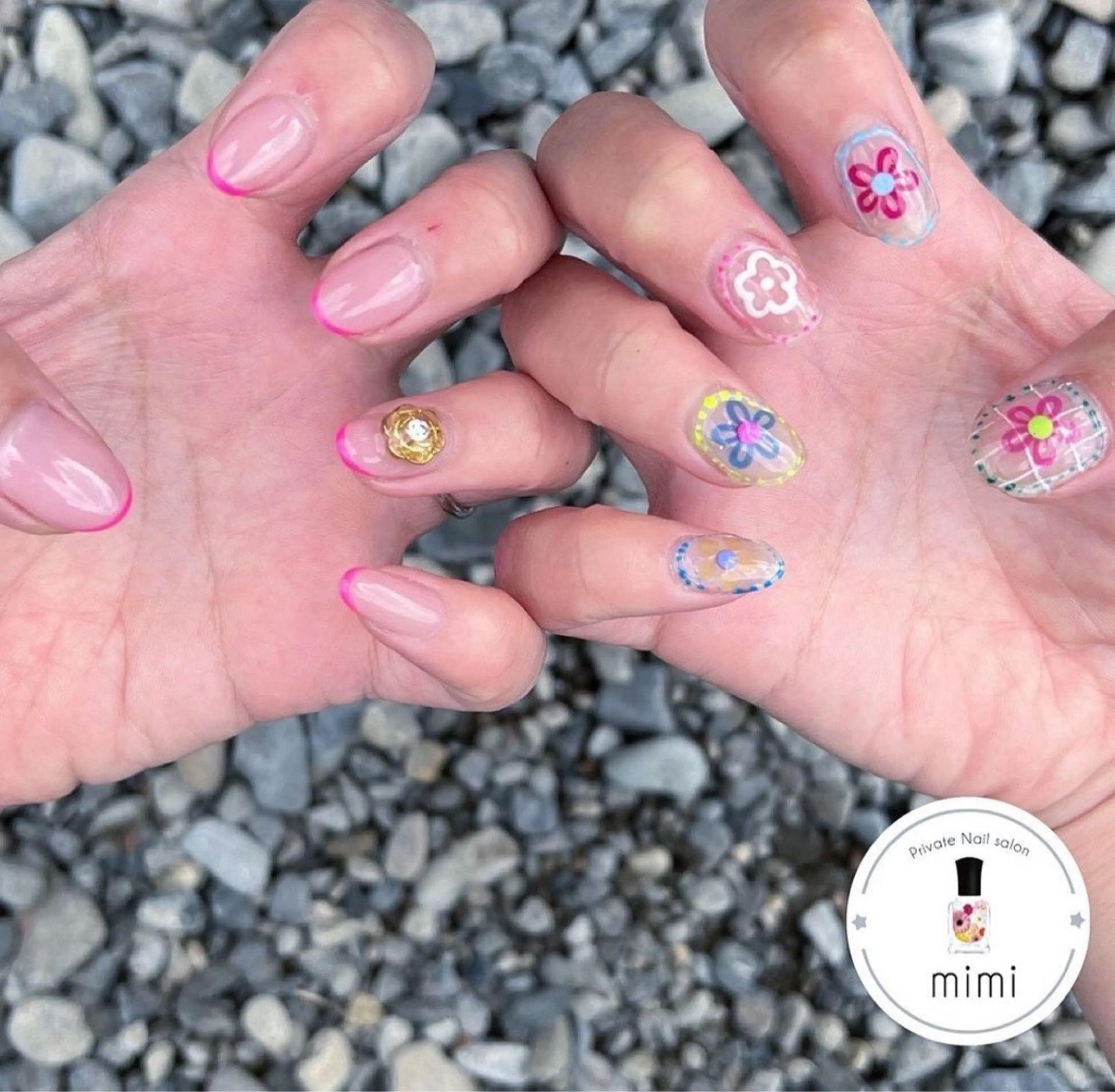 ネイル mimi 高石桃朱のネイルデザイン
