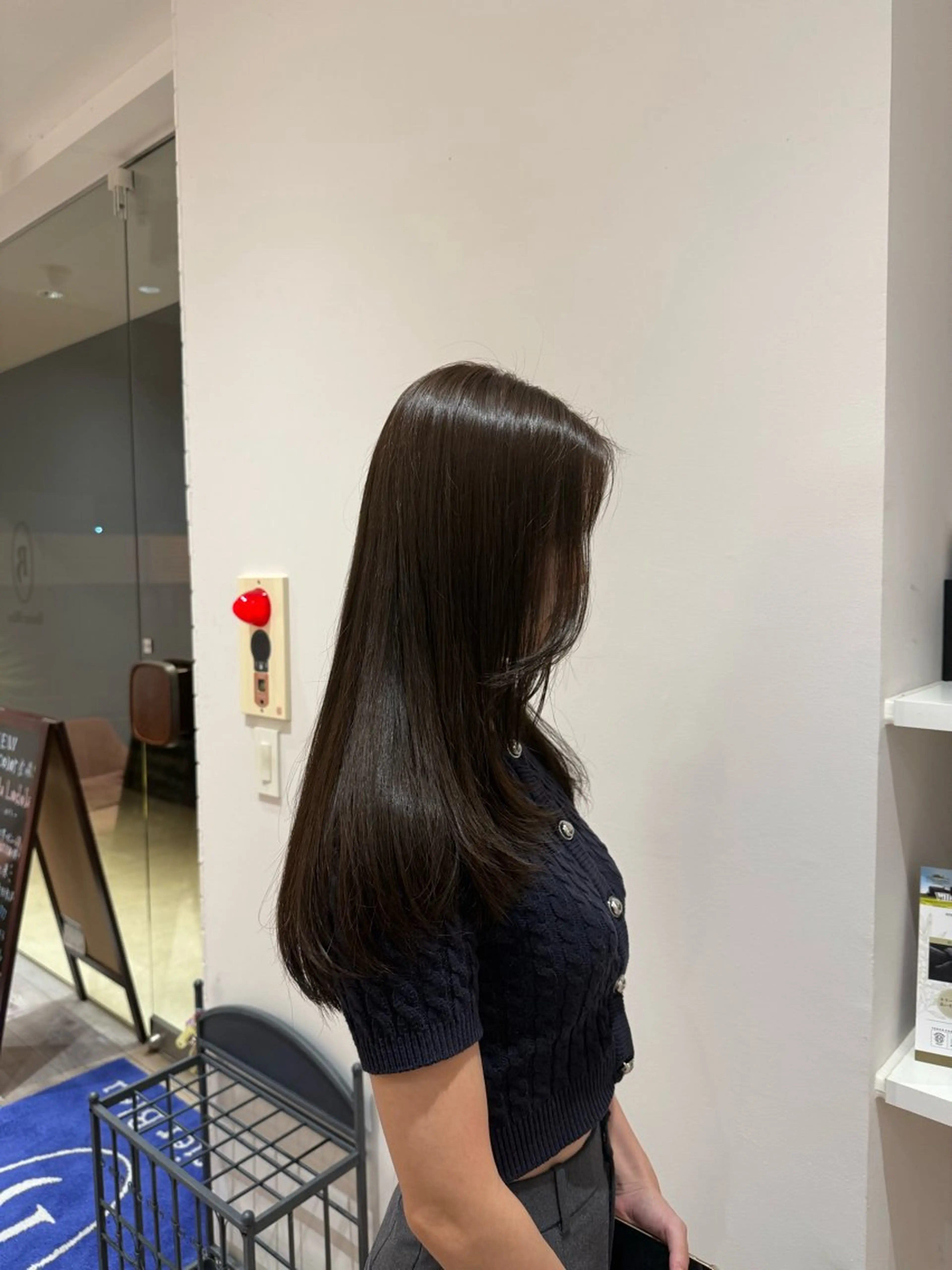 ロング カラー 透明感カラー レイヤーカット カット ヘアカラー RosierBlue 工藤のヘアスタイル