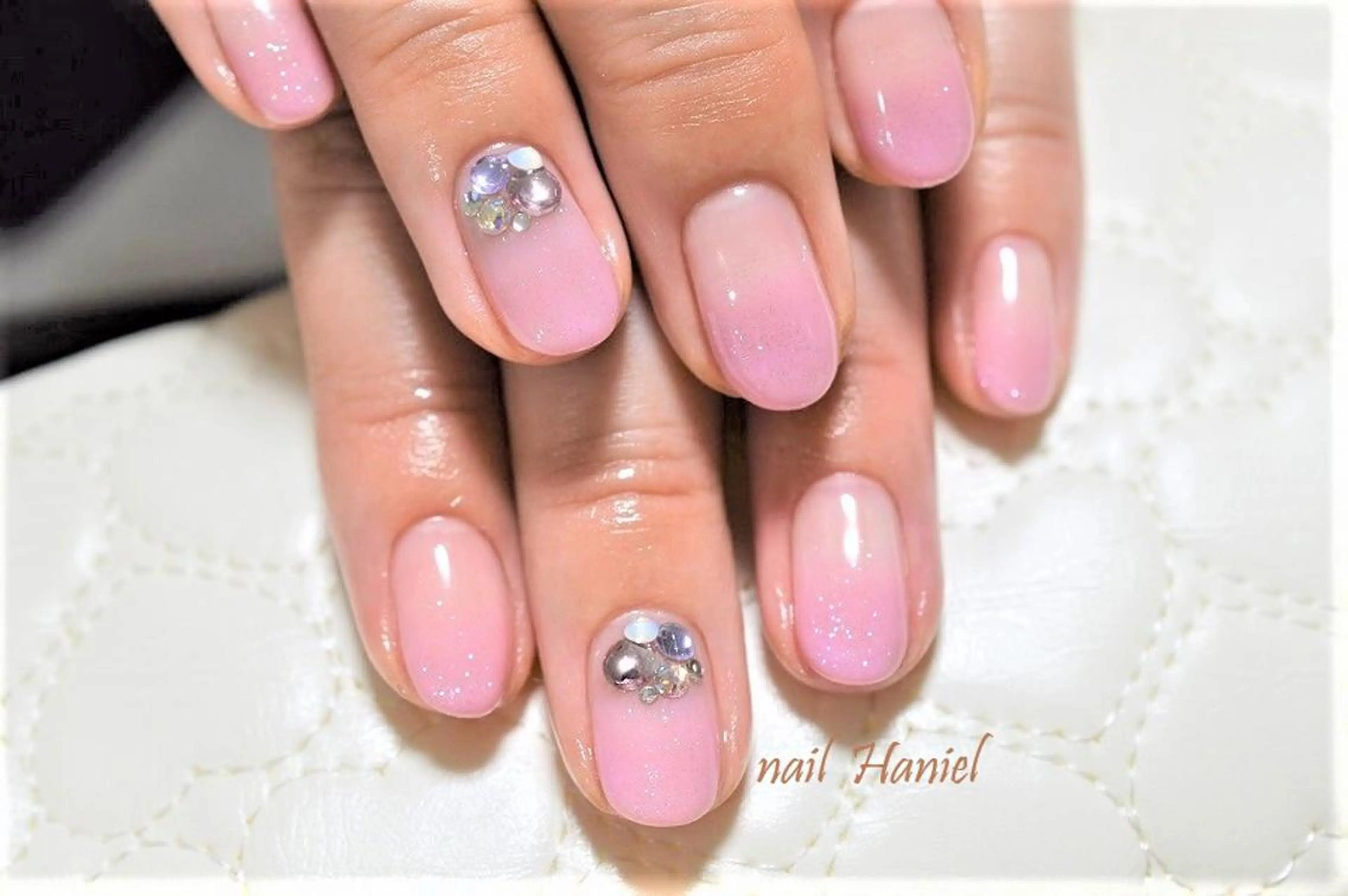 ネイル フットネイル ジェルネイル オフィスネイル パラジェル nail Haniel所属・半蔵門サロンハニエル 魅神 ちよのネイルデザイン