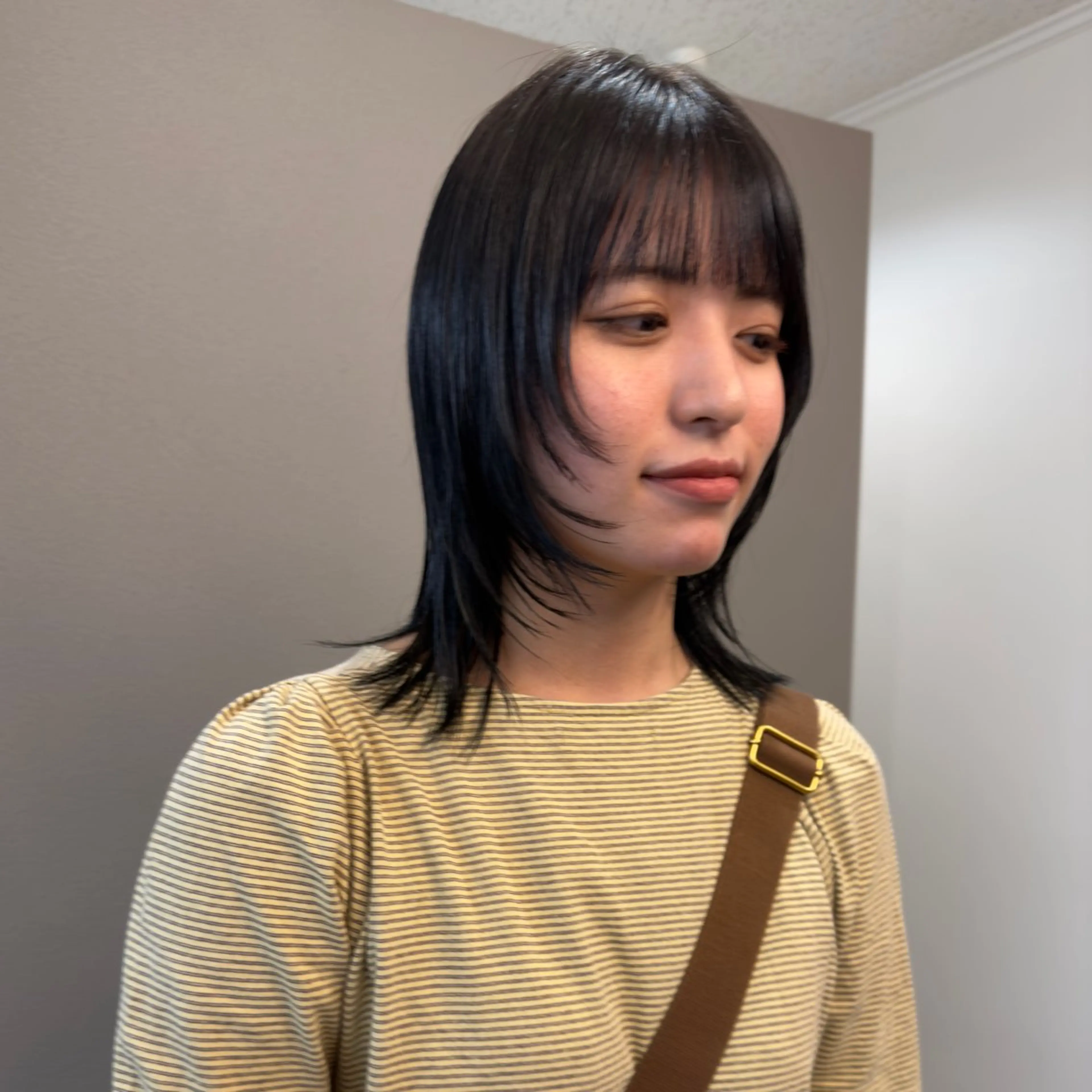 ミディアム カラー カット ヘアカラー ...alley/Dreap所属・パーマ/透明感カラー 元町🌱takutoのヘアスタイル