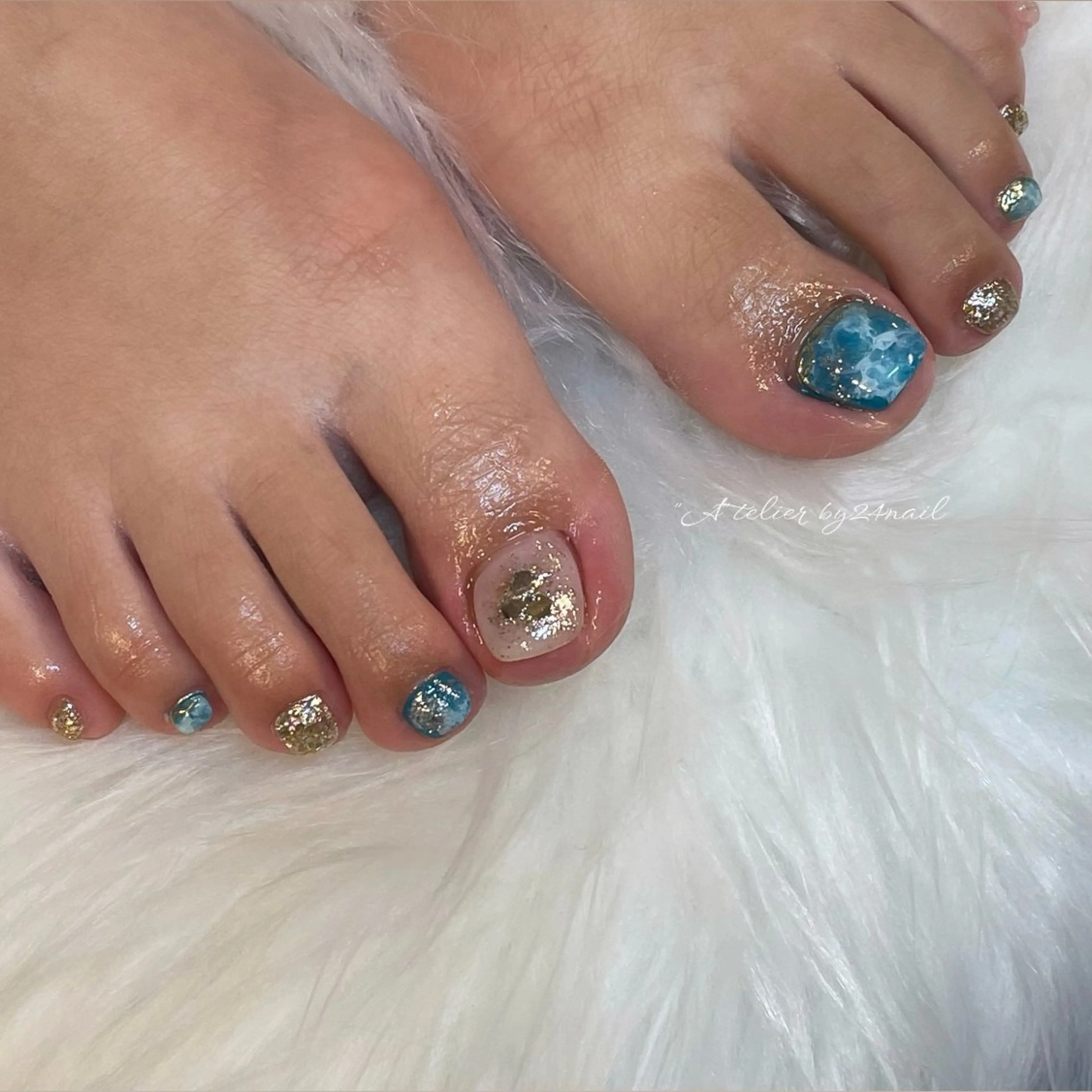 ネイル フットネイル Atelier by 24nail/Ayaのネイルデザイン