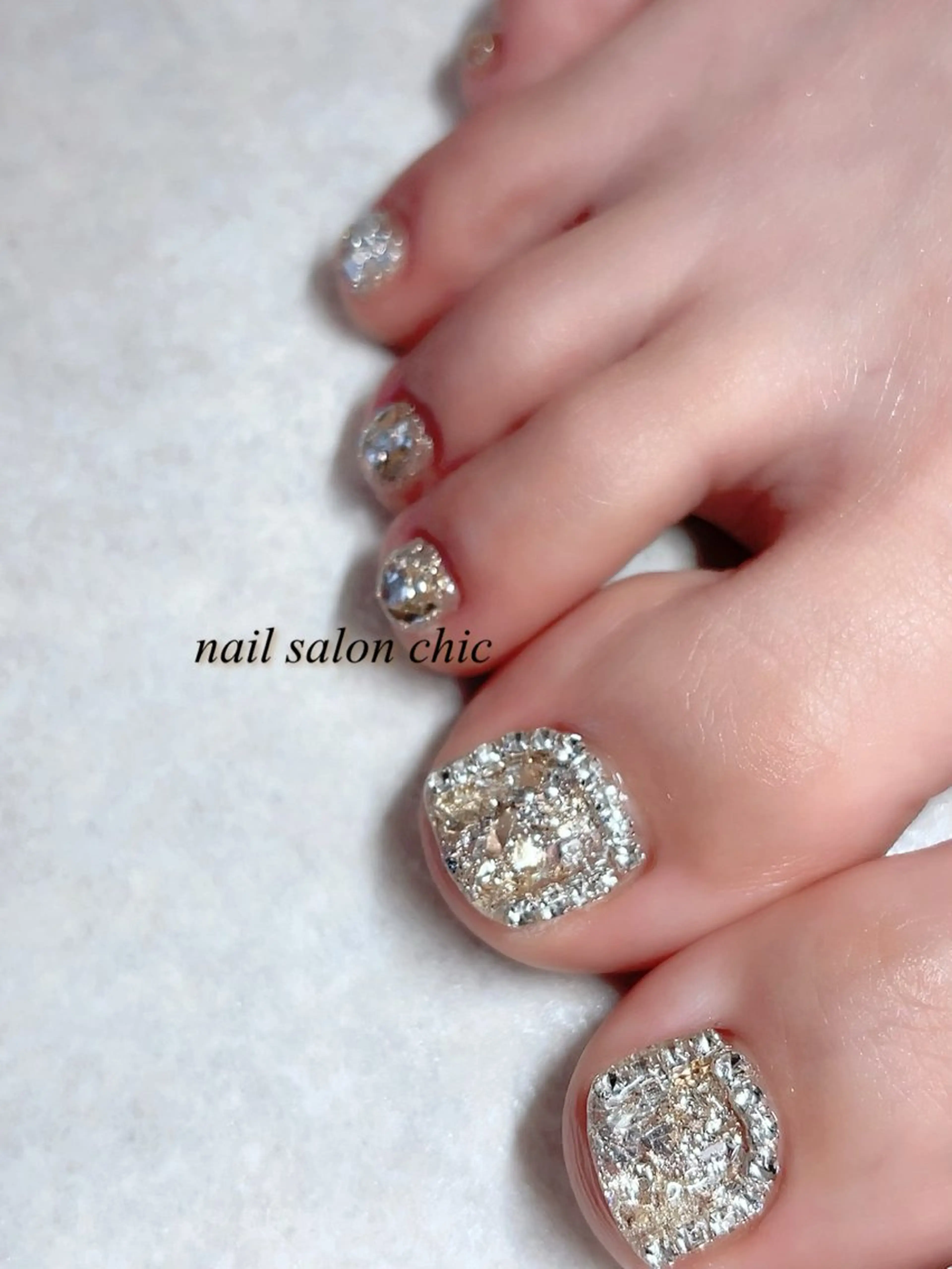ネイル ラメ(グリッター) nail salon chicのネイルデザイン