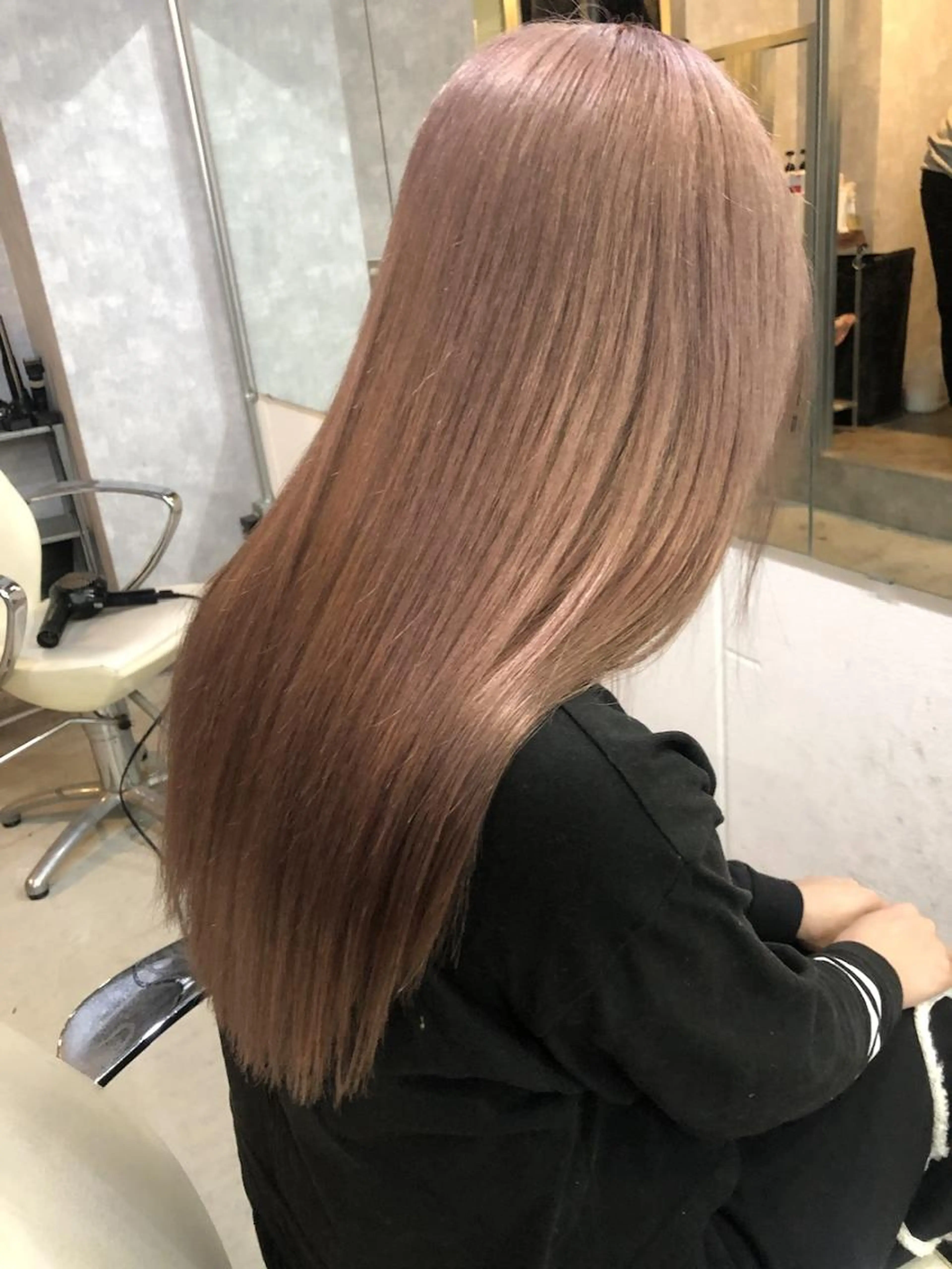 最新の全ての髪質に対応のオベリクス髪質改善カラー＋カット💓の写真