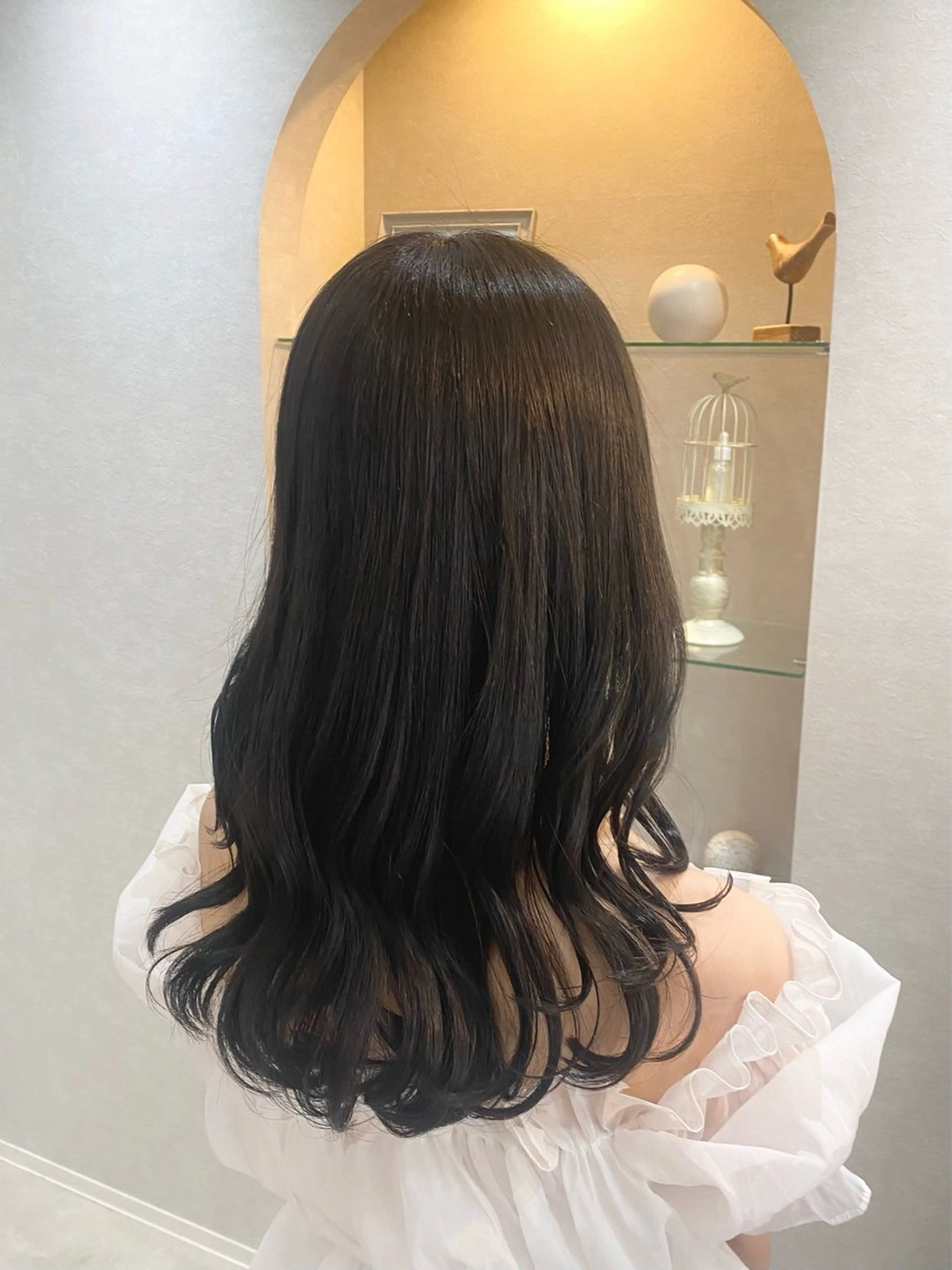 ロング カット ヘアカラー トリートメント color couture みほのヘアスタイル
