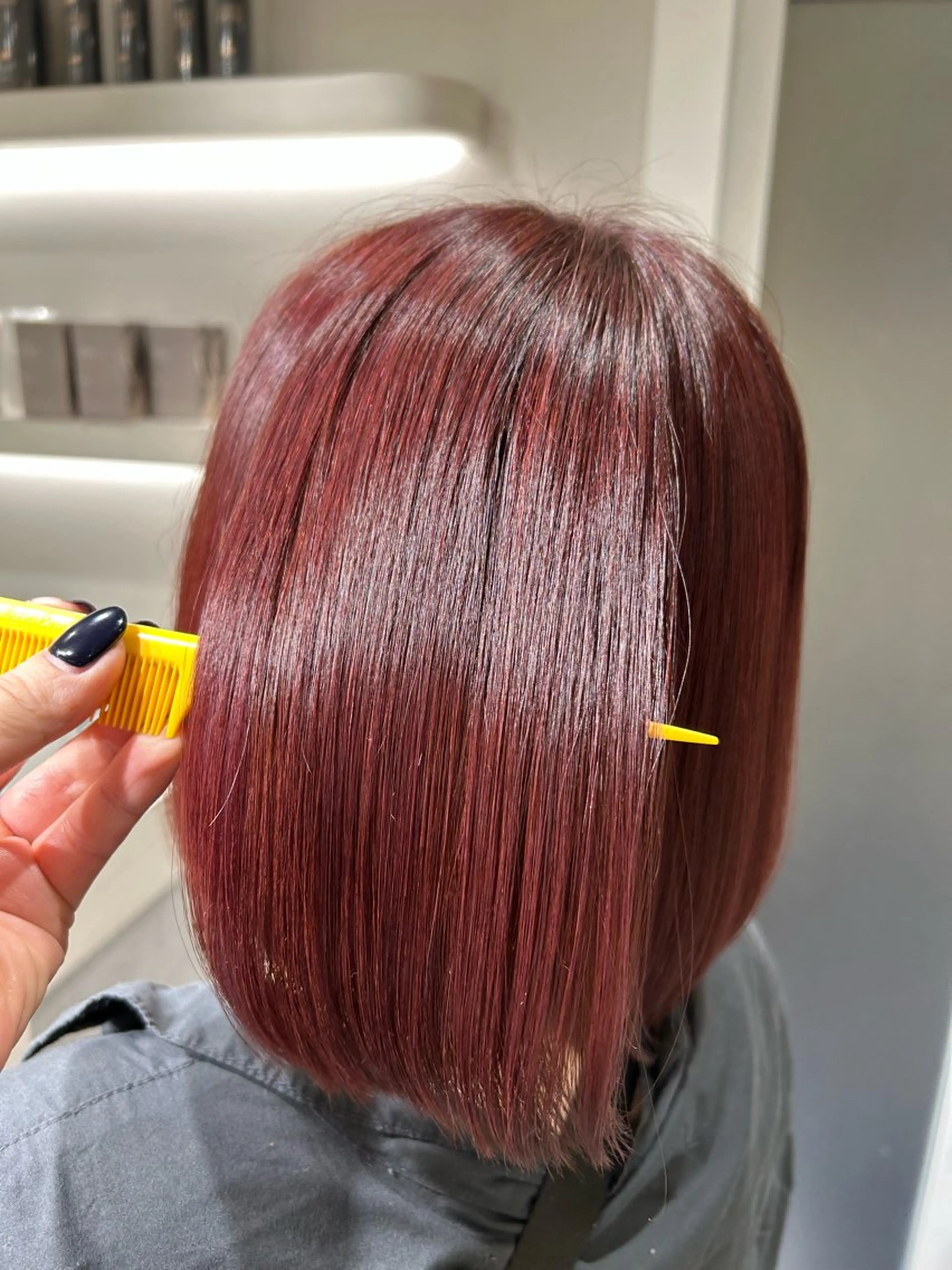 ショート カラー ブリーチ ダブルカラー ブリーチなしカラー ピンクカラー 🩰ニシムラヒカリ 半個室salon♡*のヘアスタイル