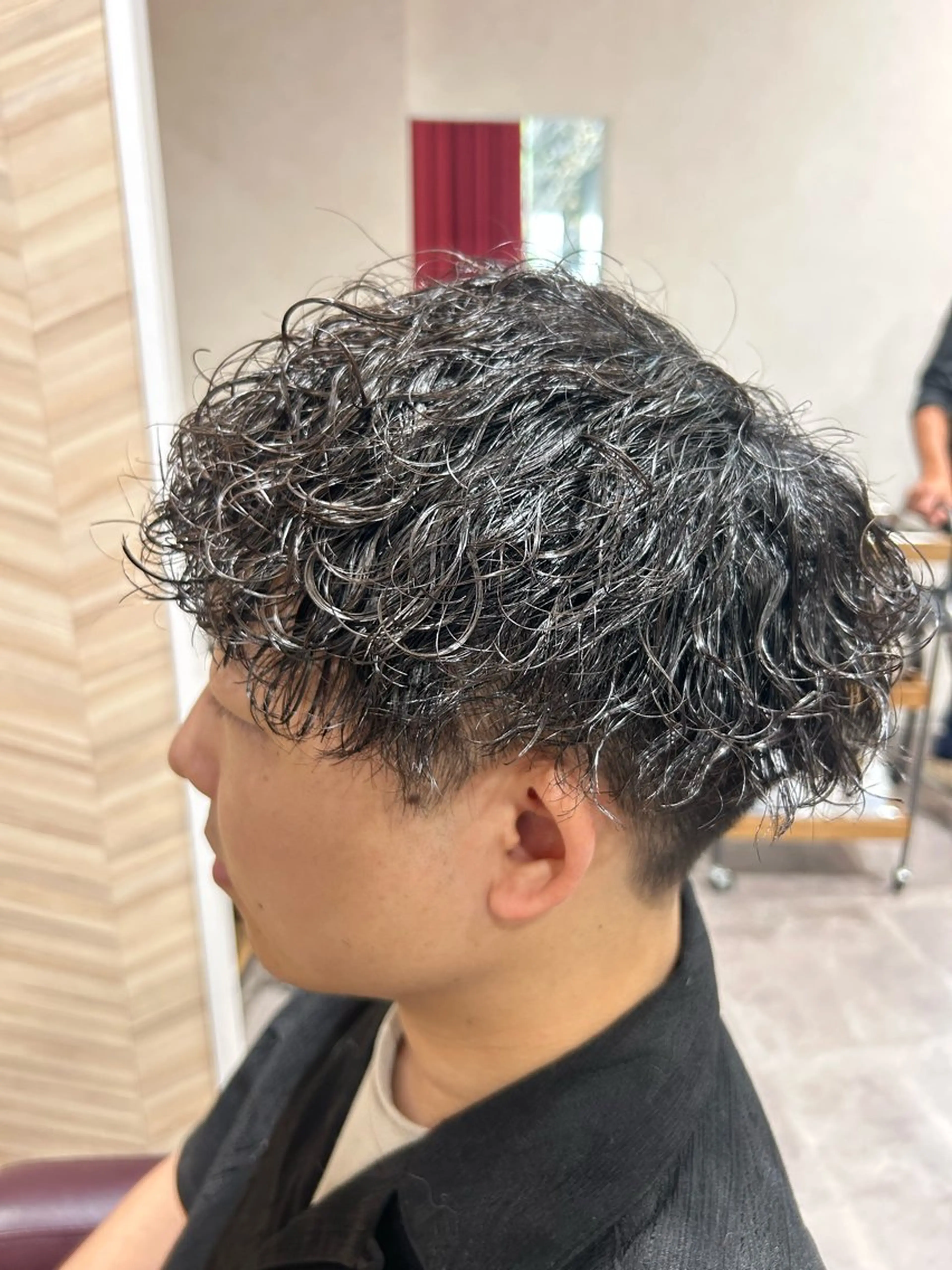 ショート カット パーマ 福壽 智也のヘアスタイル