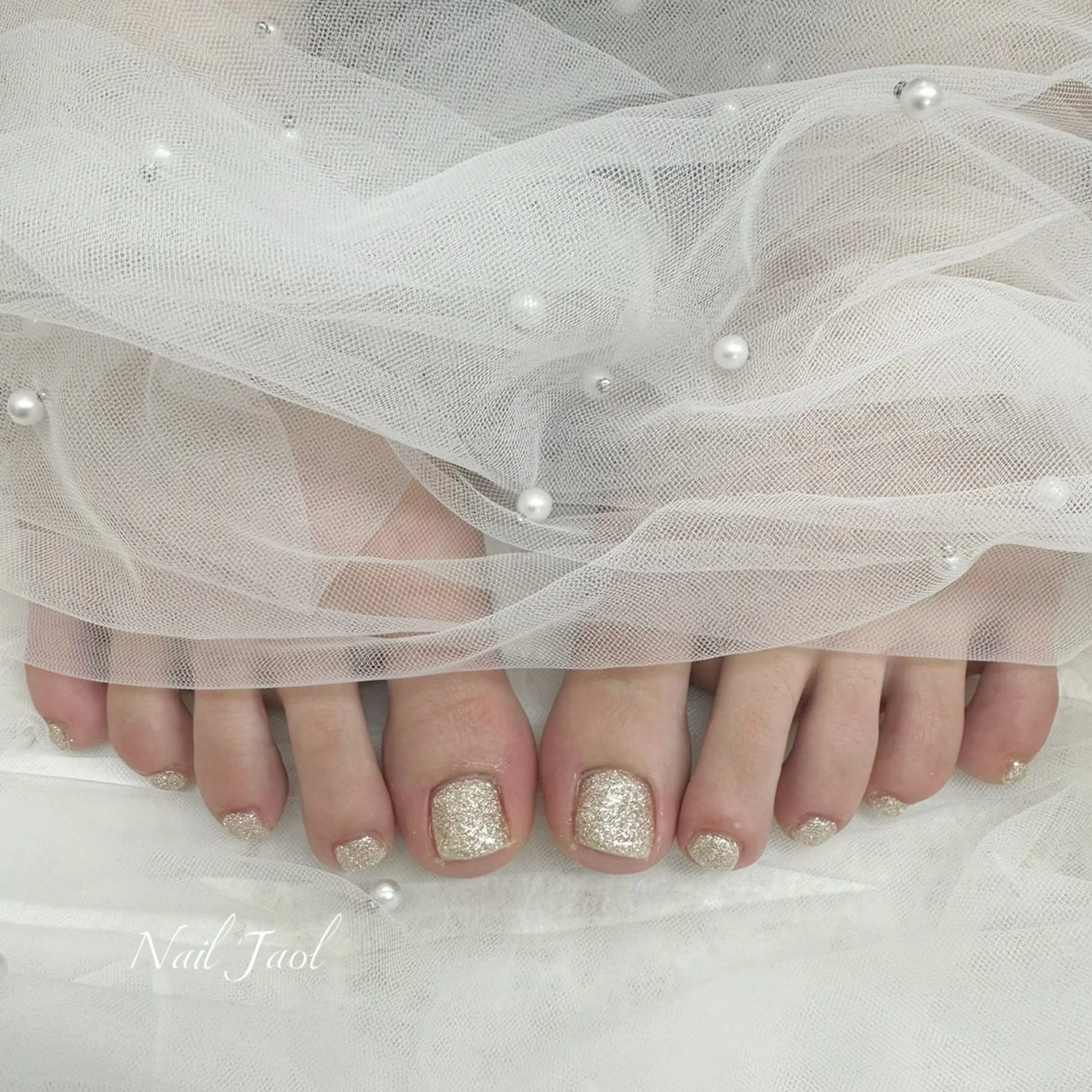 ショート フットネイル nail jaol池袋店所属・ネイルJaol 池袋のネイルデザイン