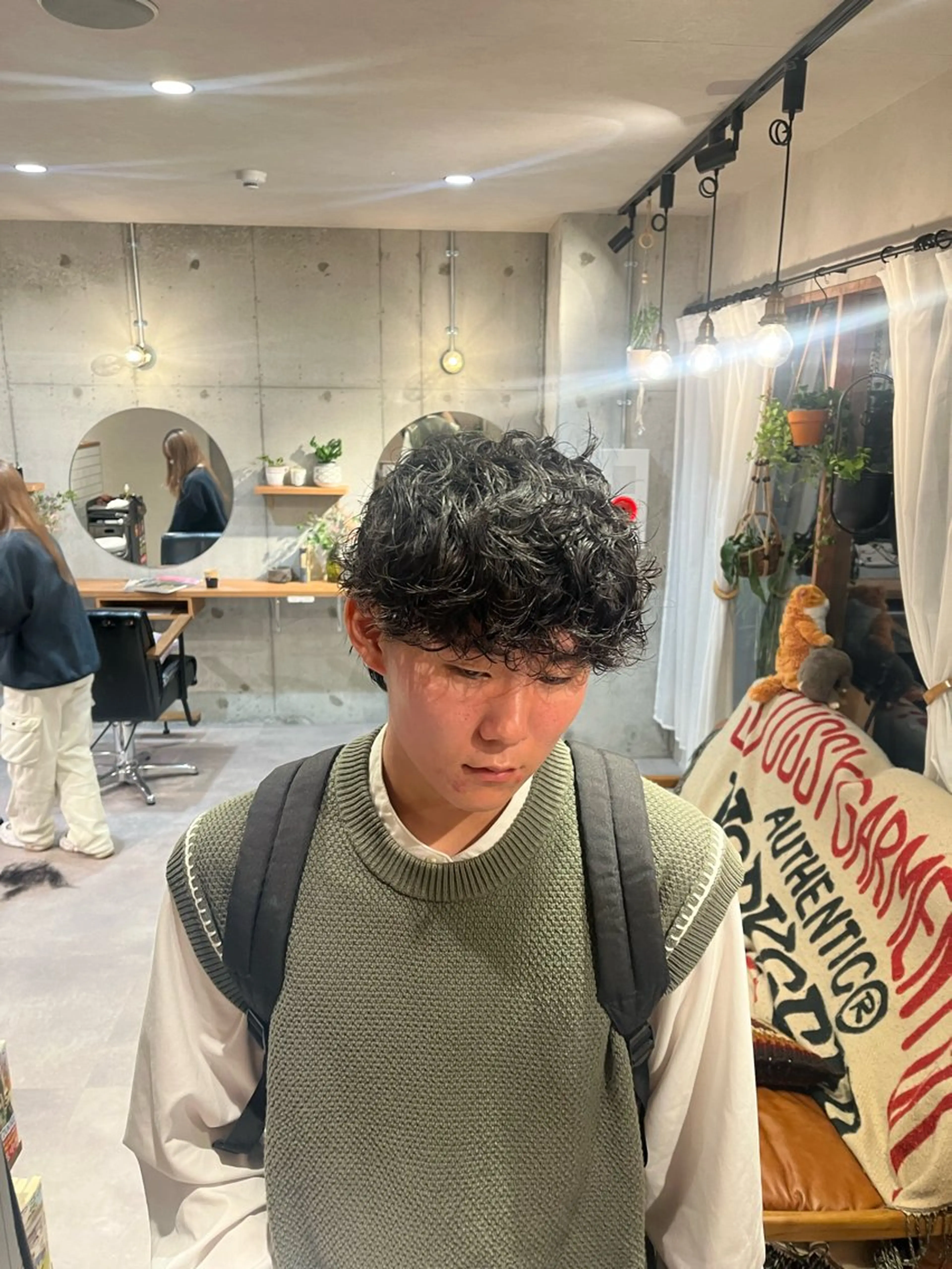 パーマ メンズ メンズパーマ スパイラルパーマ カット パーマ Lamp所属・🌀メンズパーマ🌀 🐏丸山祐宇🐏のヘアスタイル