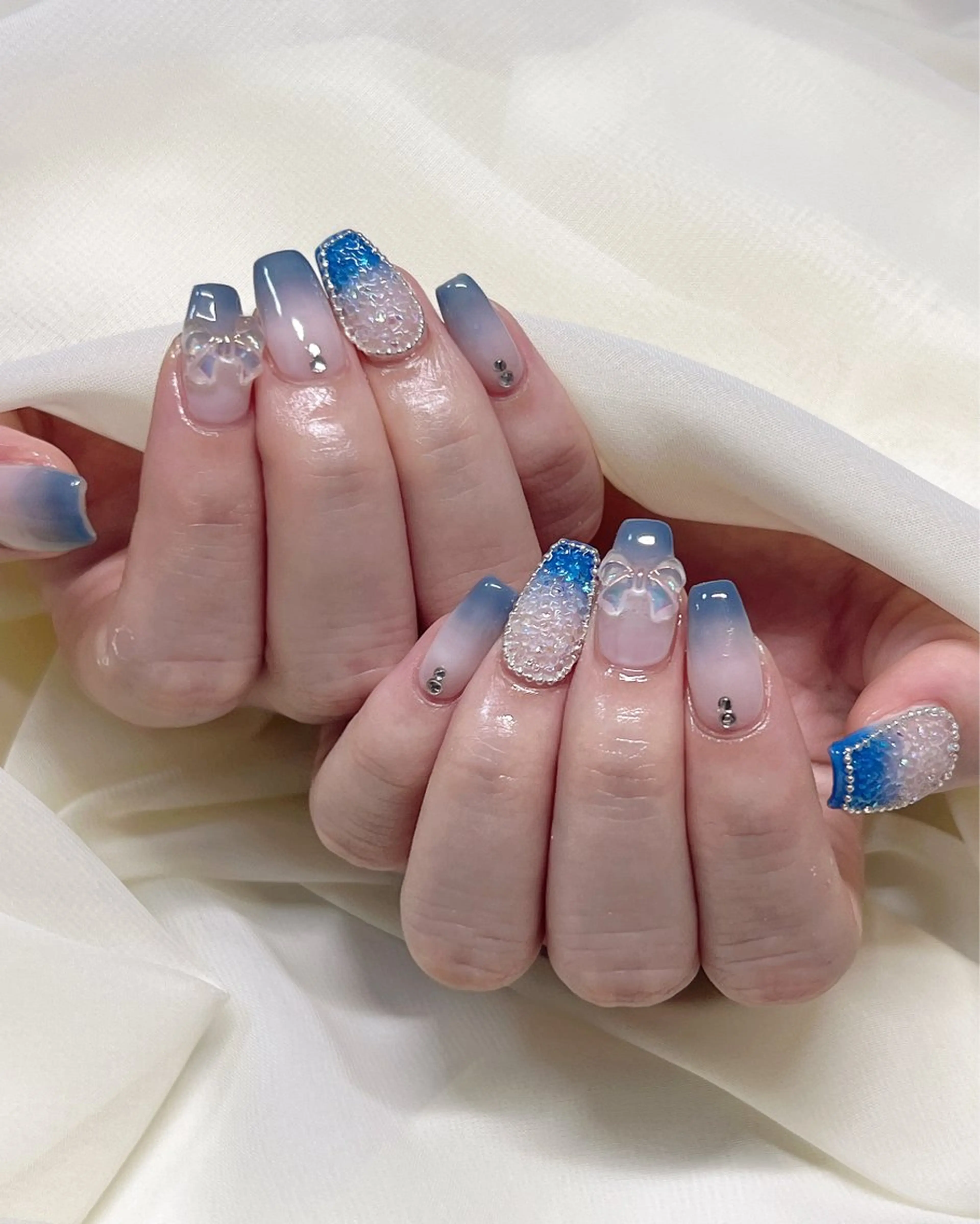 ネイル グラデーション 持ち込み nail salon MUAのネイルデザイン