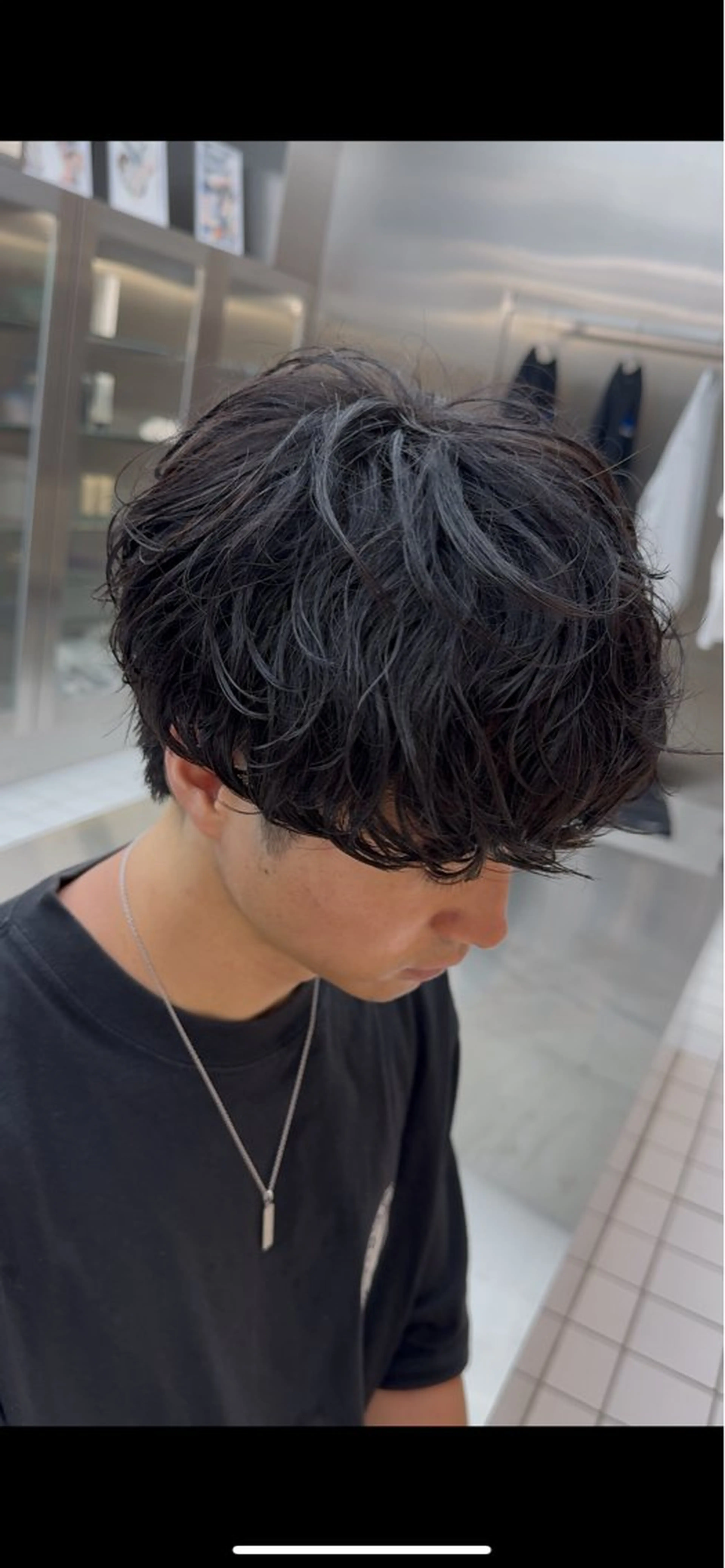 ショート パーマ メンズ メンズパーマ カット パーマ fifth / 六反穂 龍介のヘアスタイル