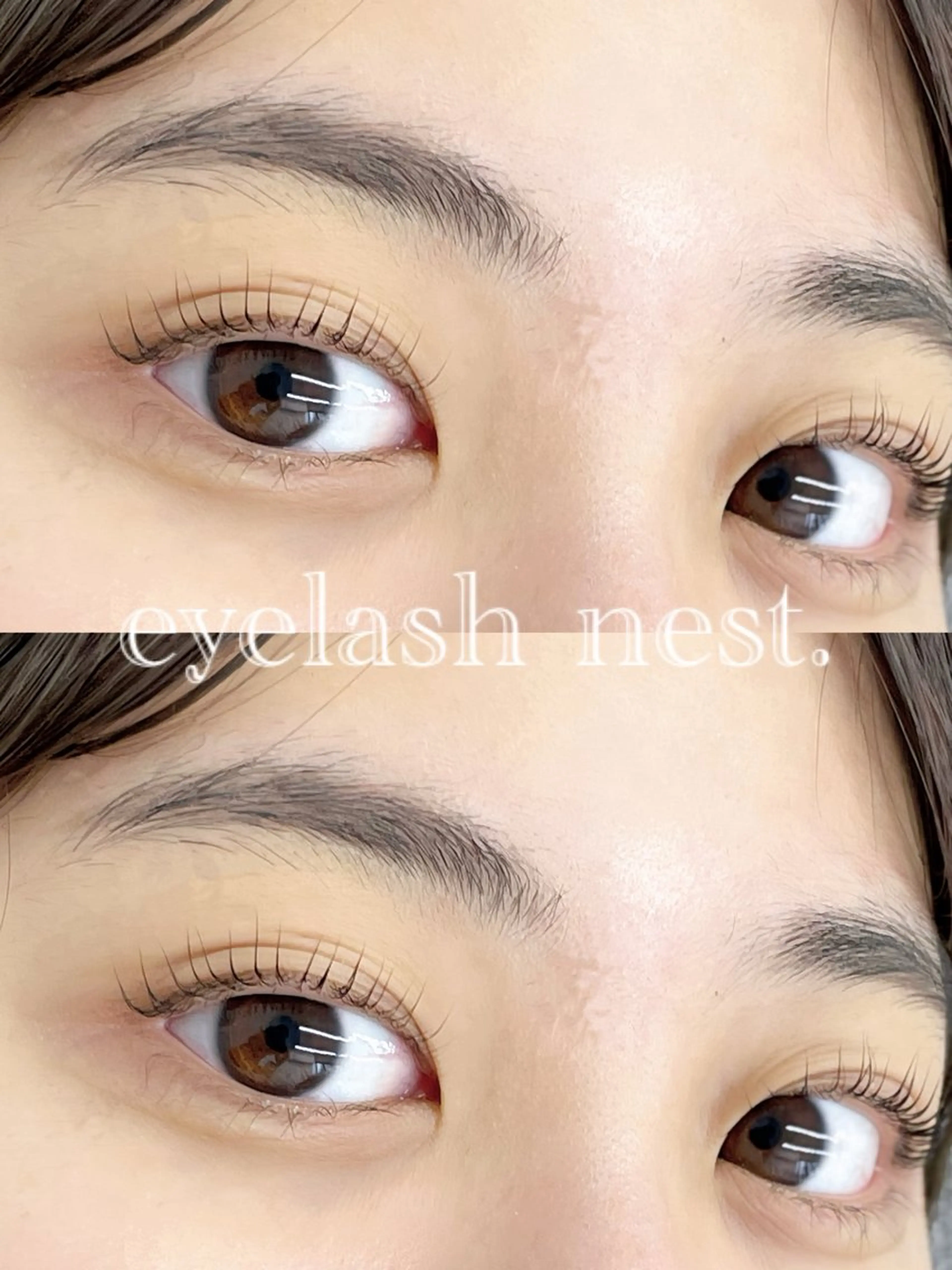 マツエク・マツパ 一重×まつ毛パーマ intime内nest.所属・🤍nest. エリ🤍のマツエク・マツパデザイン