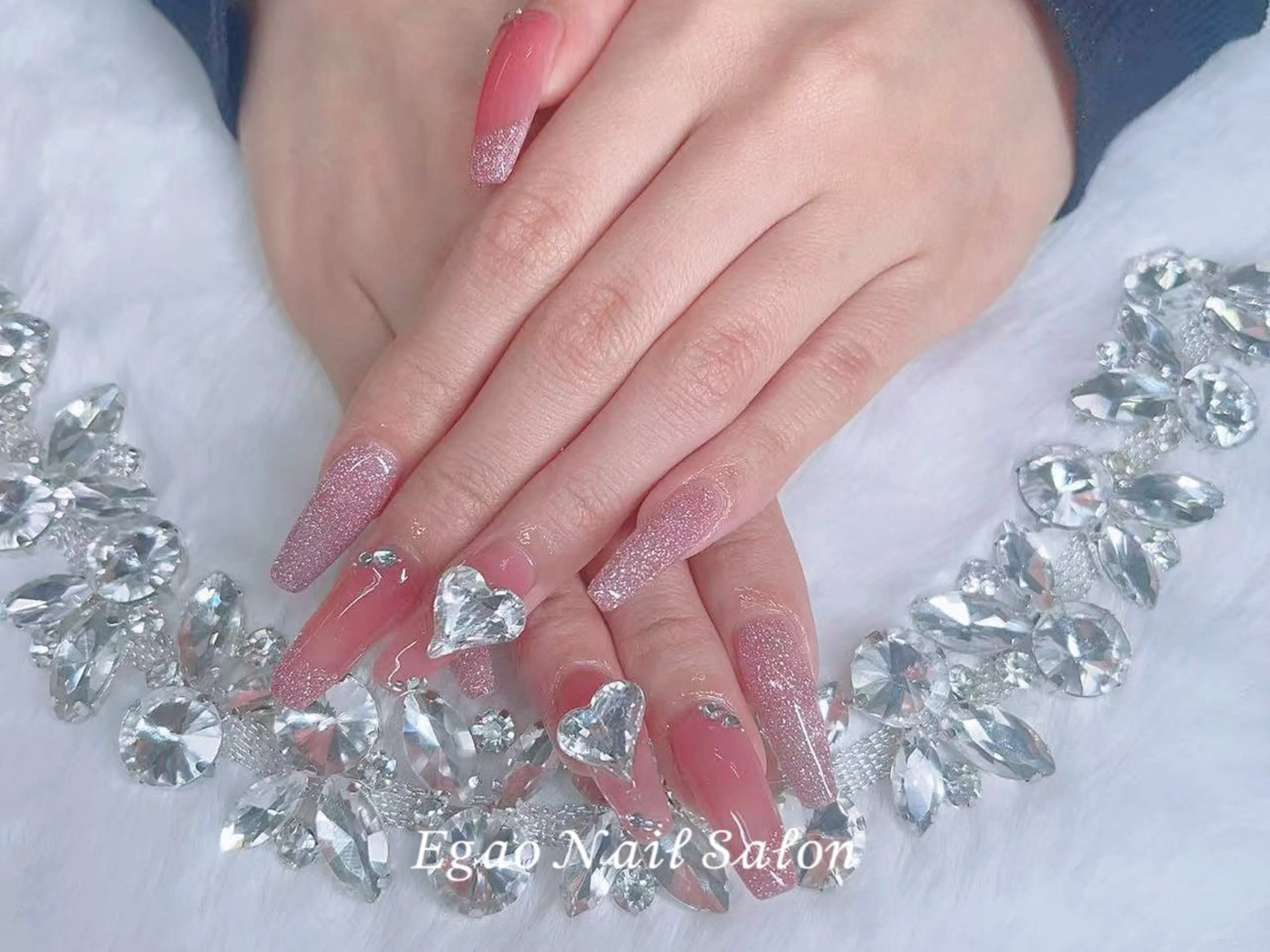 ネイル アートネイル フットネイル フレンチネイル ジェルネイル 持ち込み ハンドネイル Egao Nail Salonのネイルデザイン