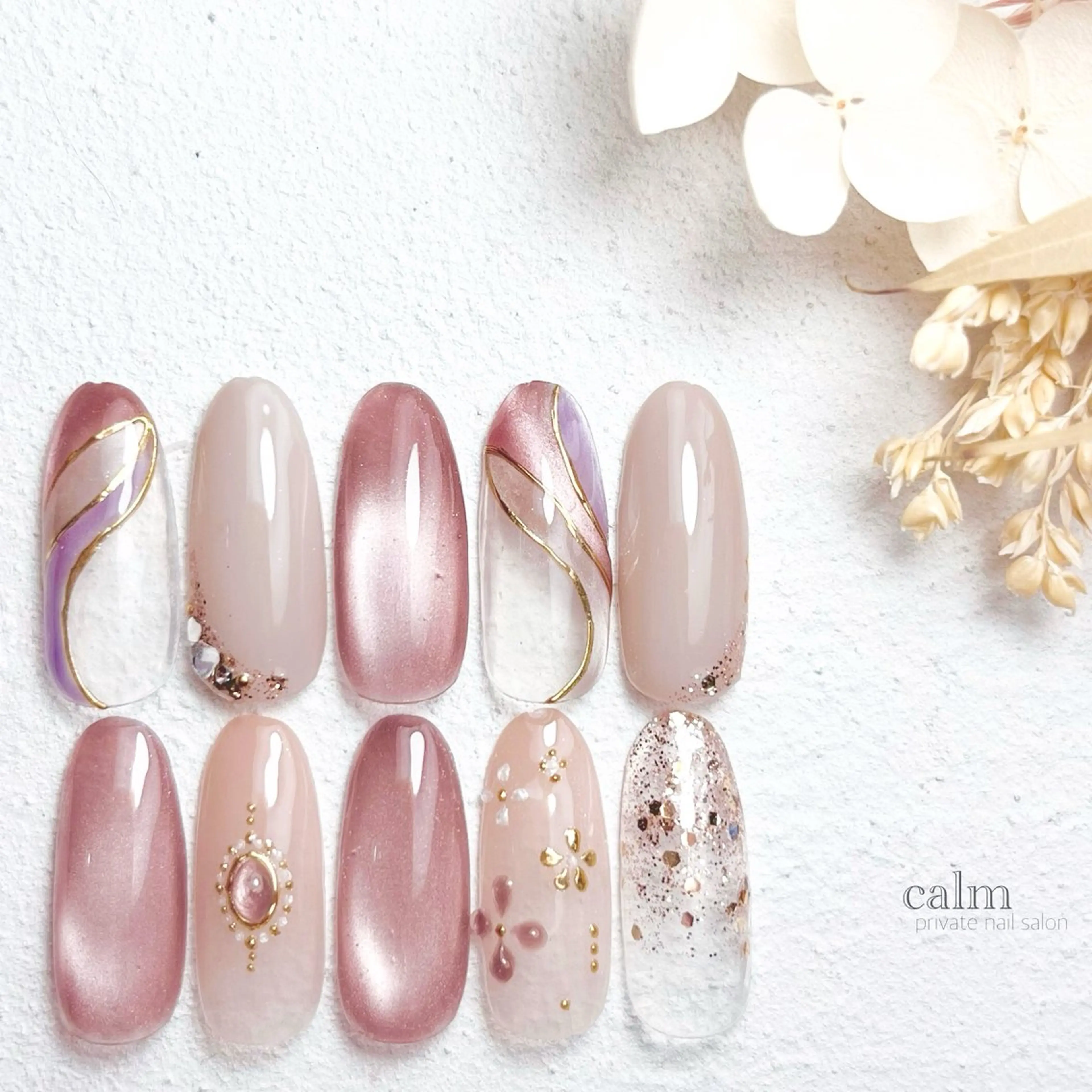 ネイル ハンドネイル calm 〔ｶｰﾑ〕のネイルデザイン