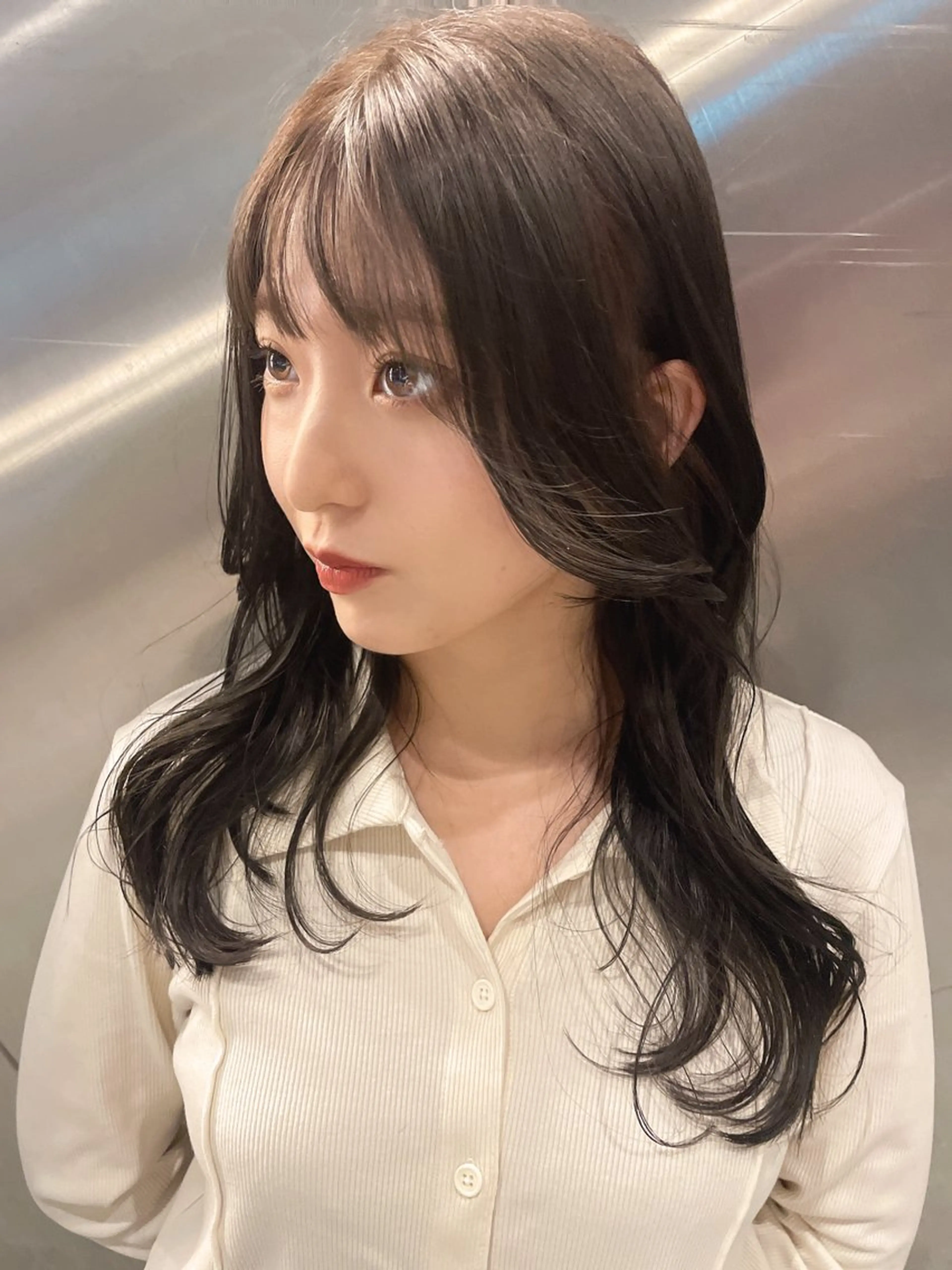 ロング カラー レイヤーカット AIRI layer cut hairのヘアスタイル