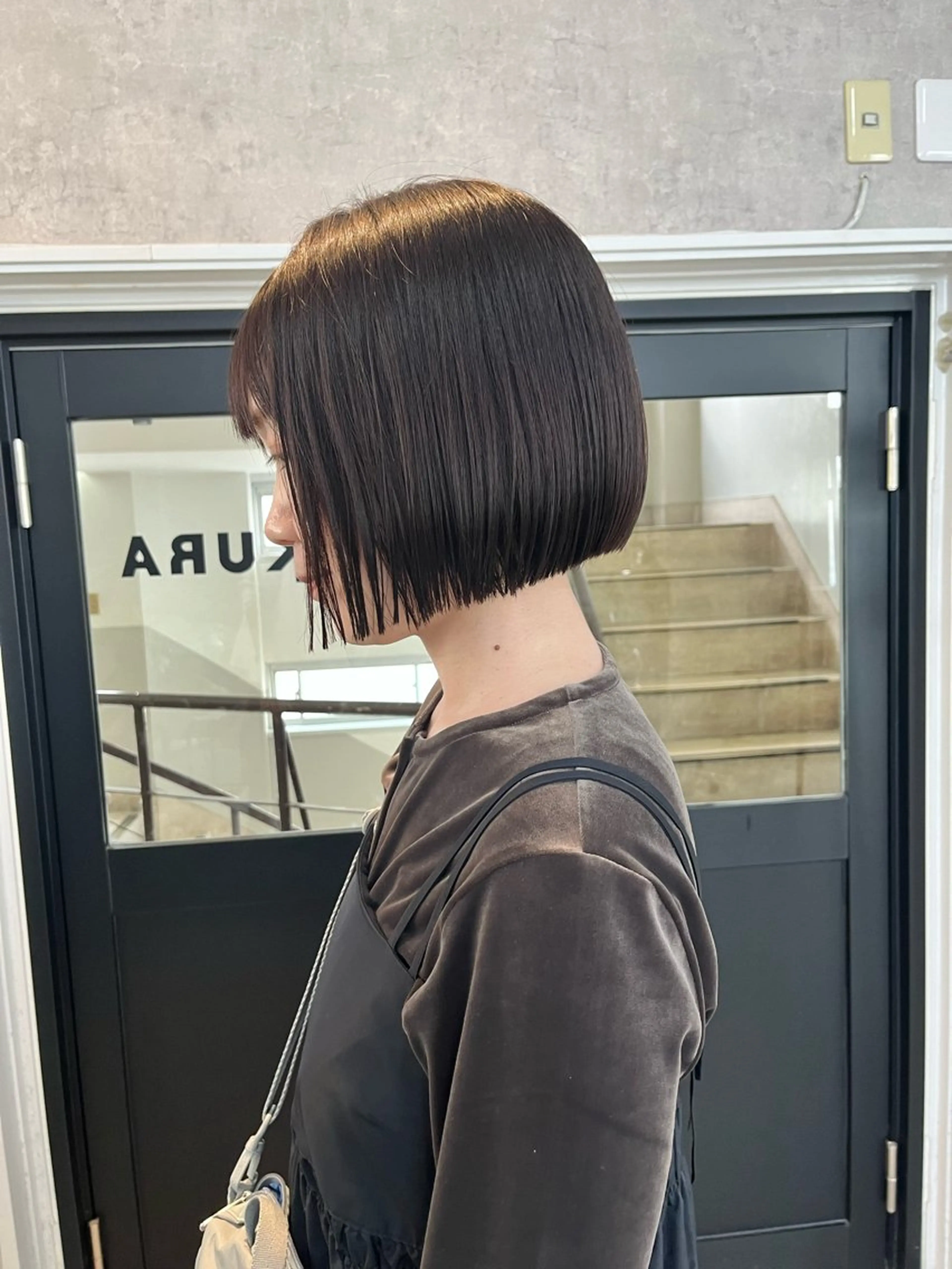 ショート カット 縮毛矯正 ボブ×縮毛矯正 ryotaのヘアスタイル