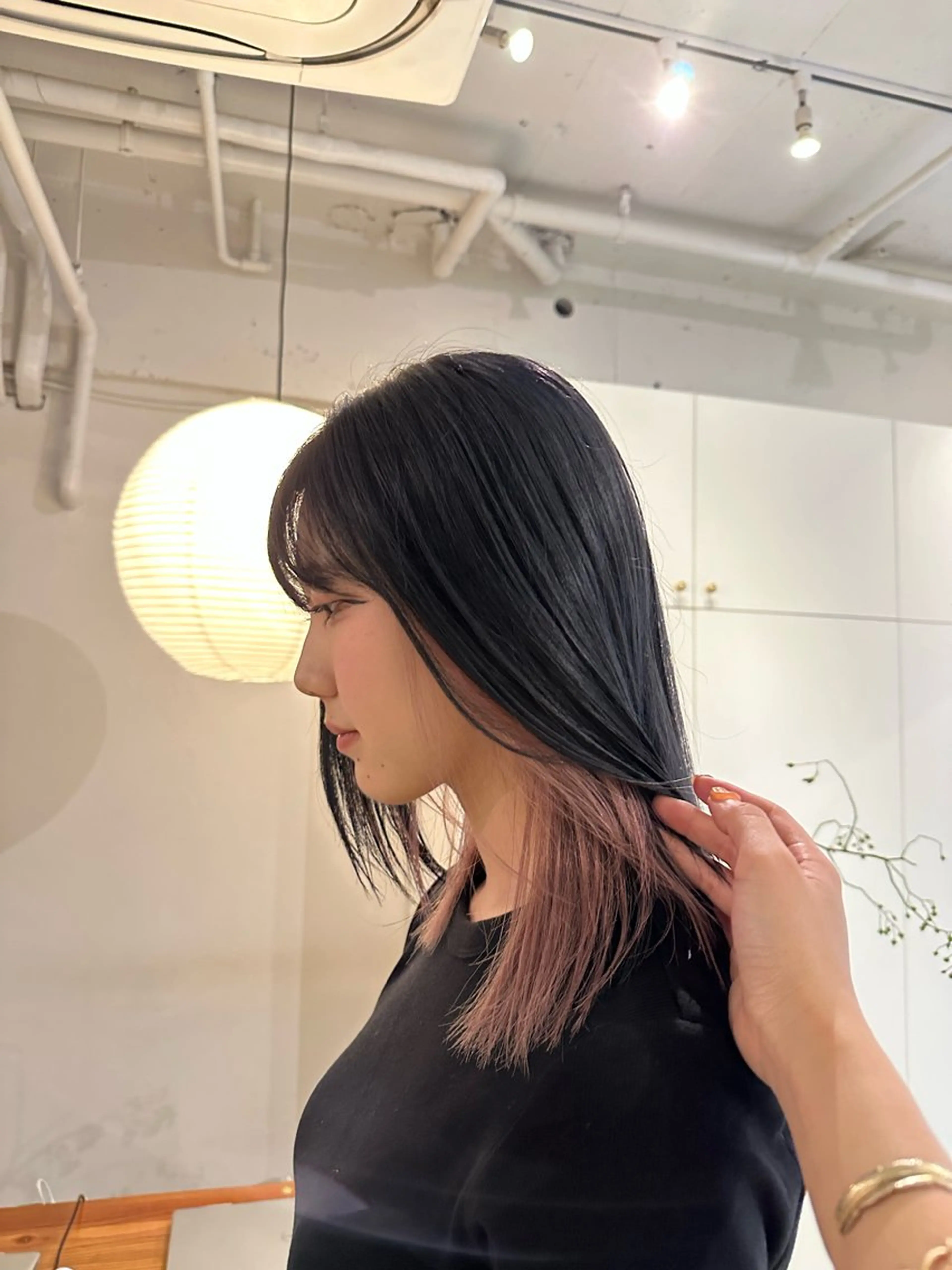 ポイントブリーチ×デザインカラー🌙¥4400✨の写真