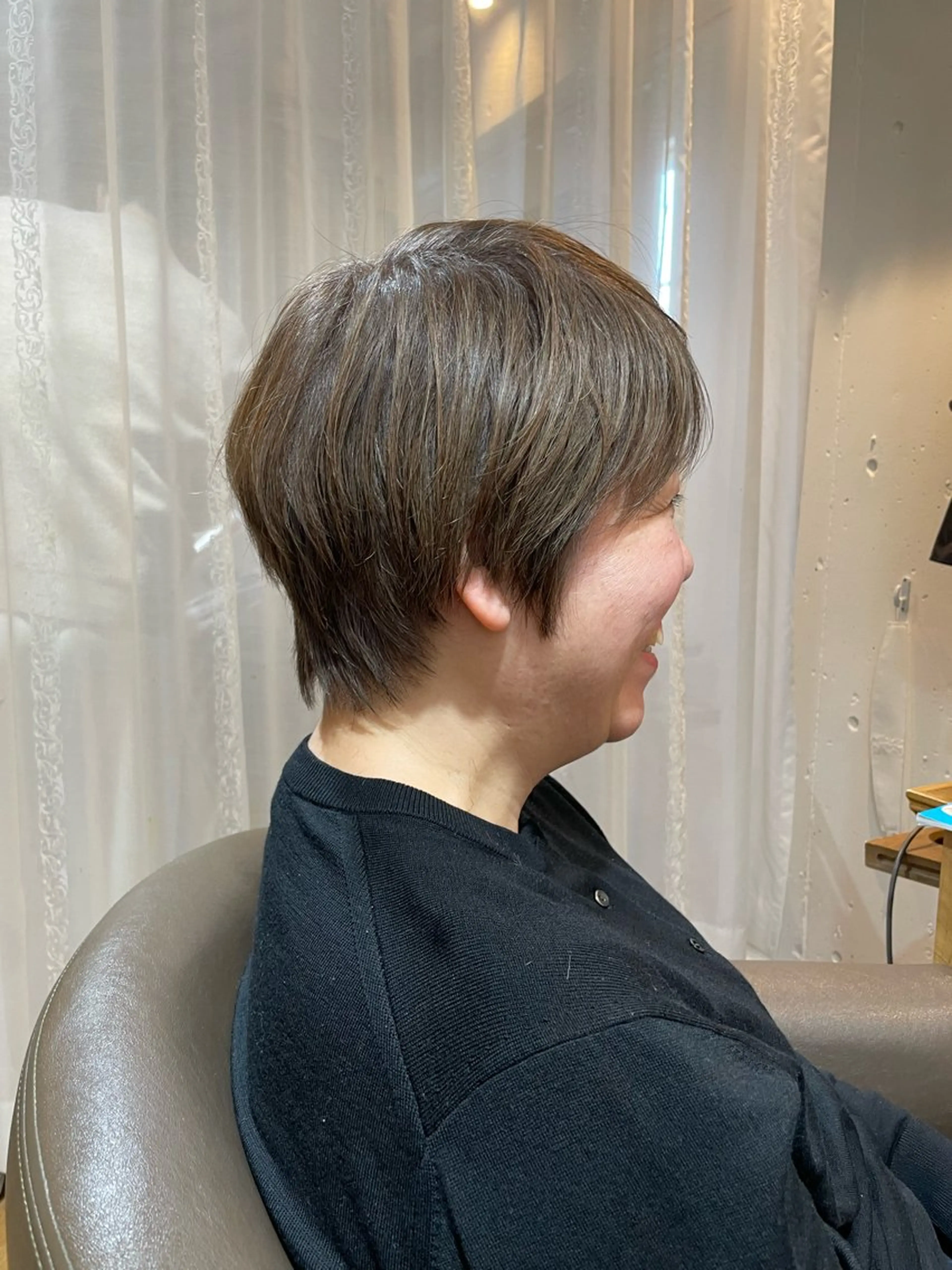 ショート カラー カット ヘアカラー トリートメント 似合わせカット得意 仁井亮のヘアスタイル