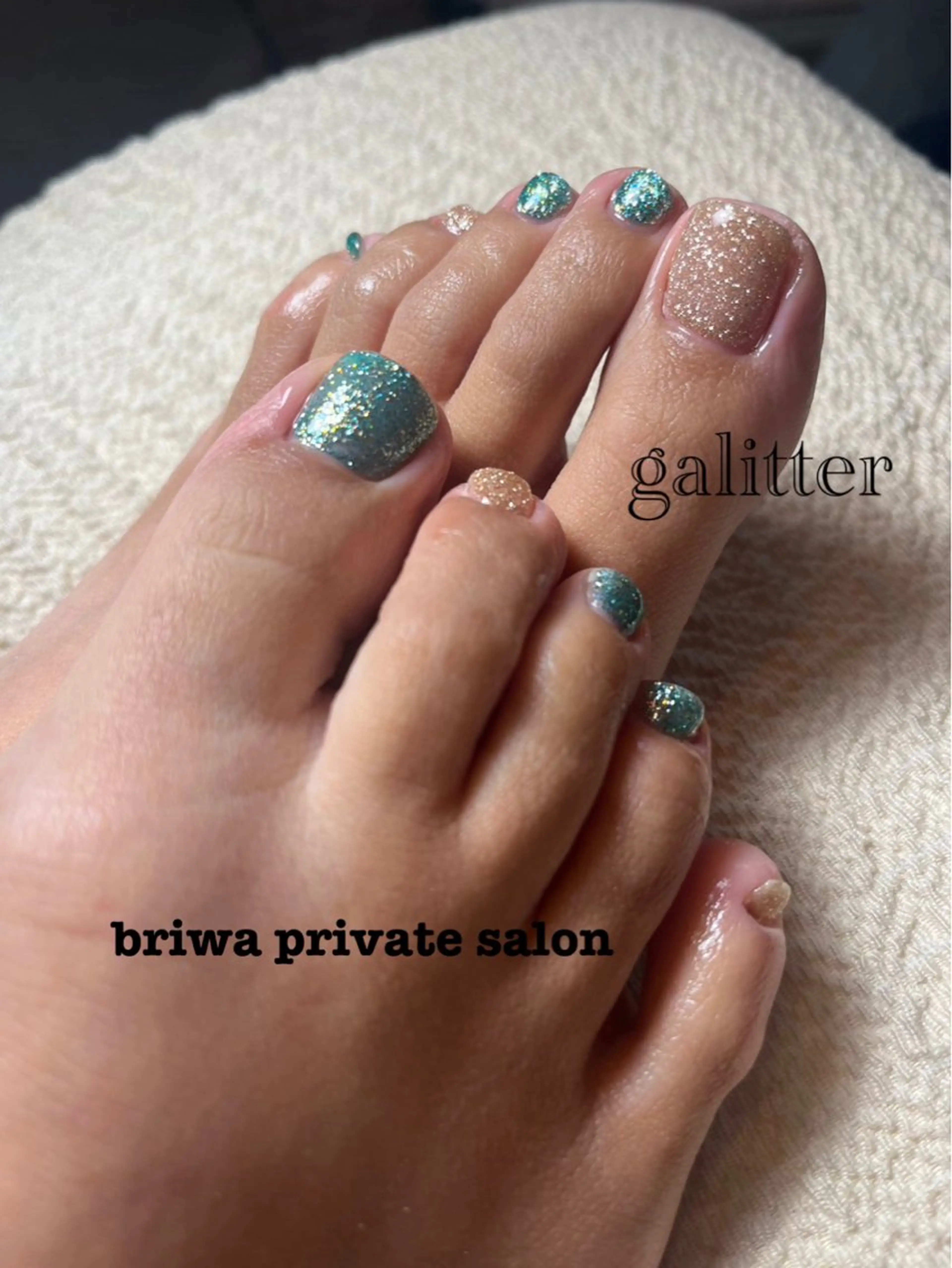 ネイル フットネイル Briwa✨nail 💅enoi ❤︎のネイルデザイン