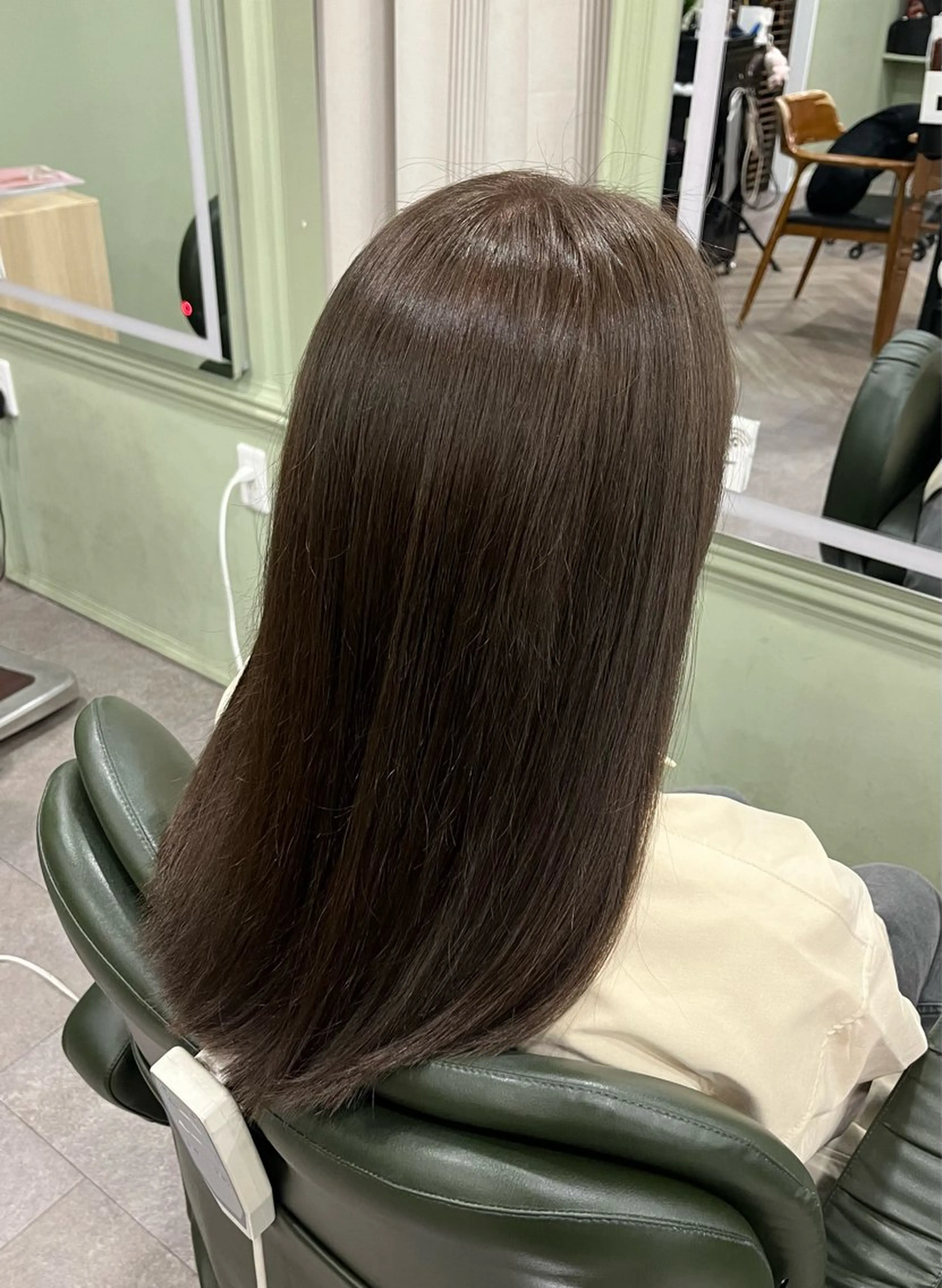 カラー ブラウンカラー オリーブブラウン GNM TOKYO GUNHEE&MUJIN所属・AYANE ◝✩韓国ヘアのヘアスタイル