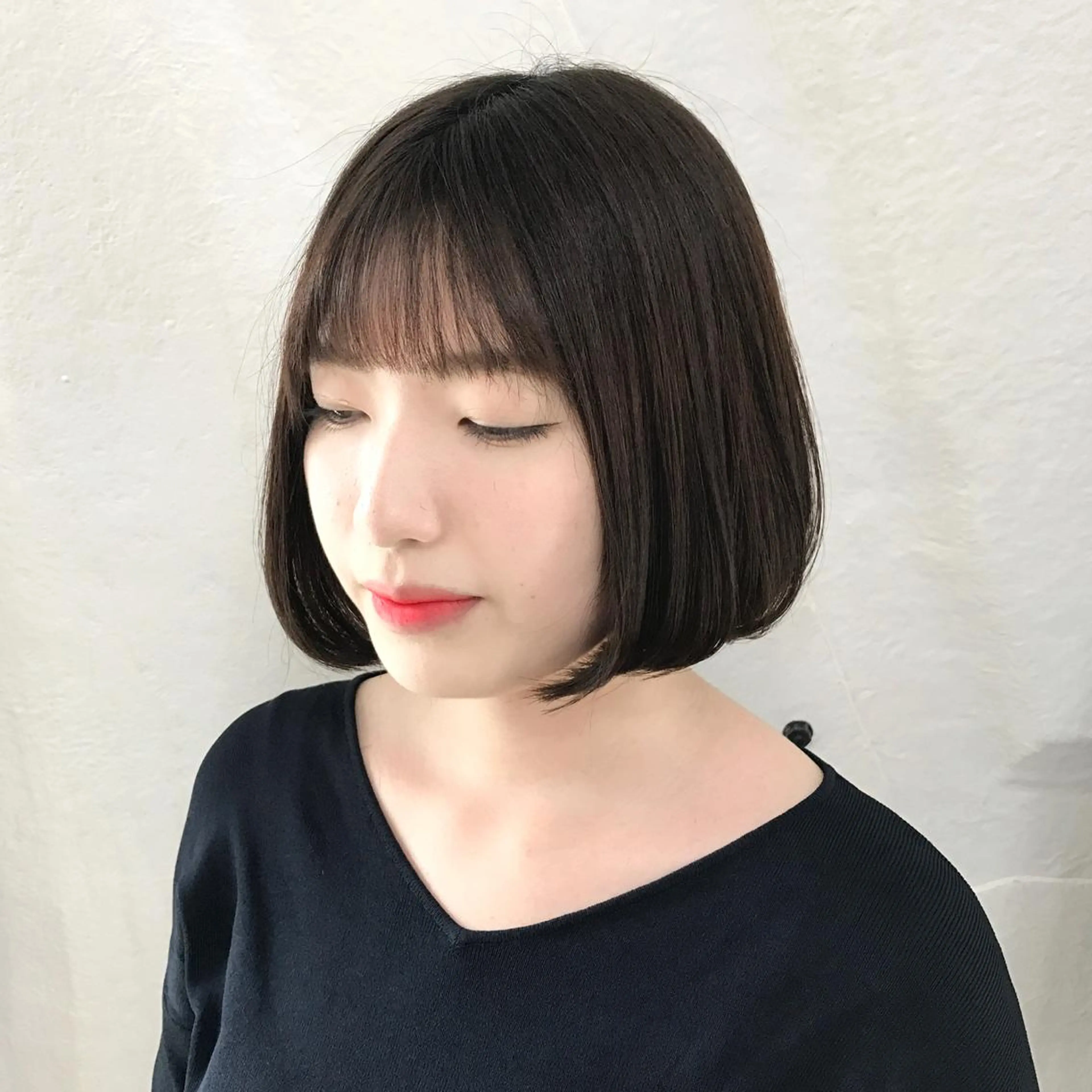 ショート タンバルモリ シースルーバング オルチャンヘア サロウィン所属・K-POP好き美容師 🇰🇷Kai.Yのヘアスタイル