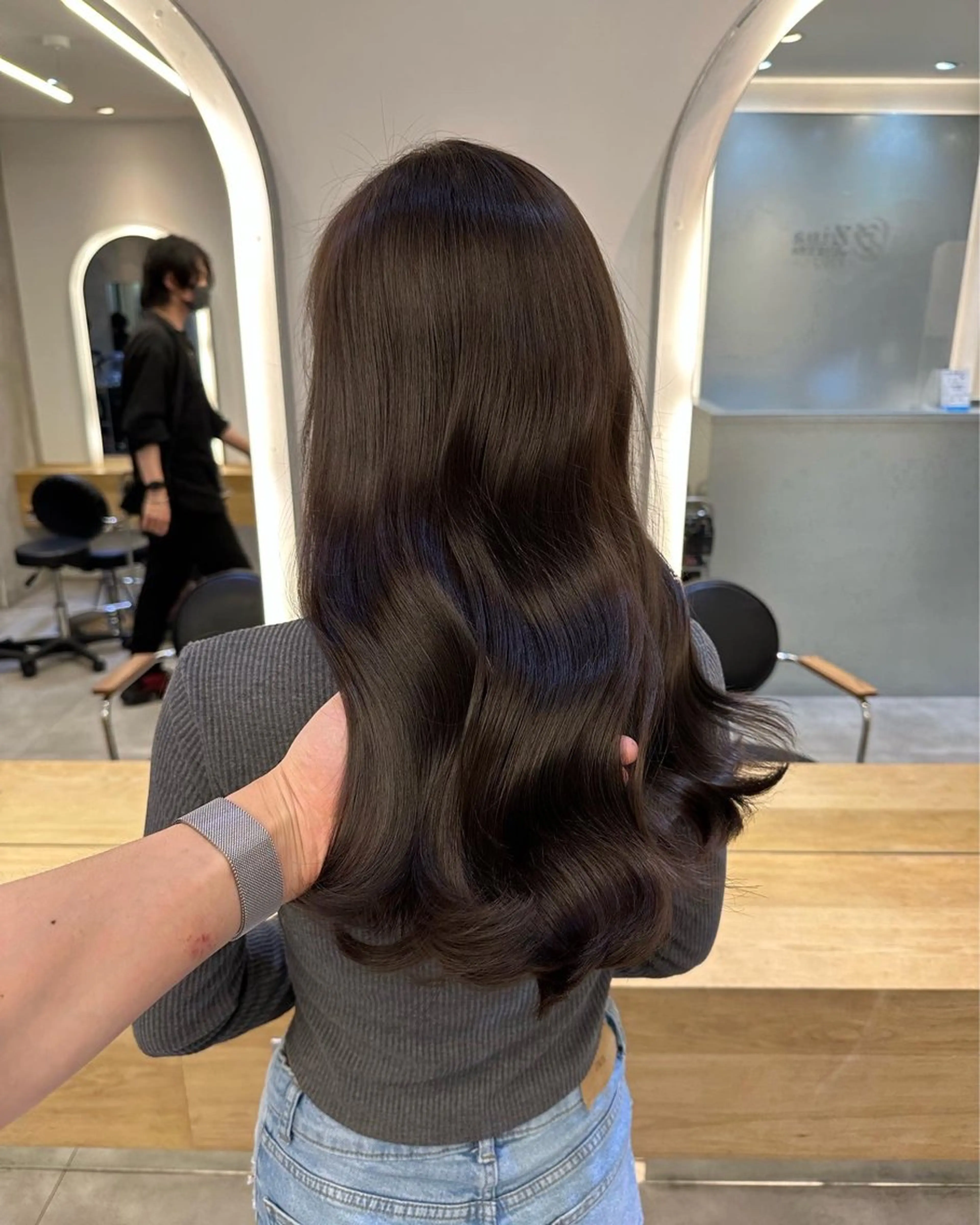 ロング カット ヘアカラー トリートメント 💍美髪矯正💍 山田　涼也のヘアスタイル
