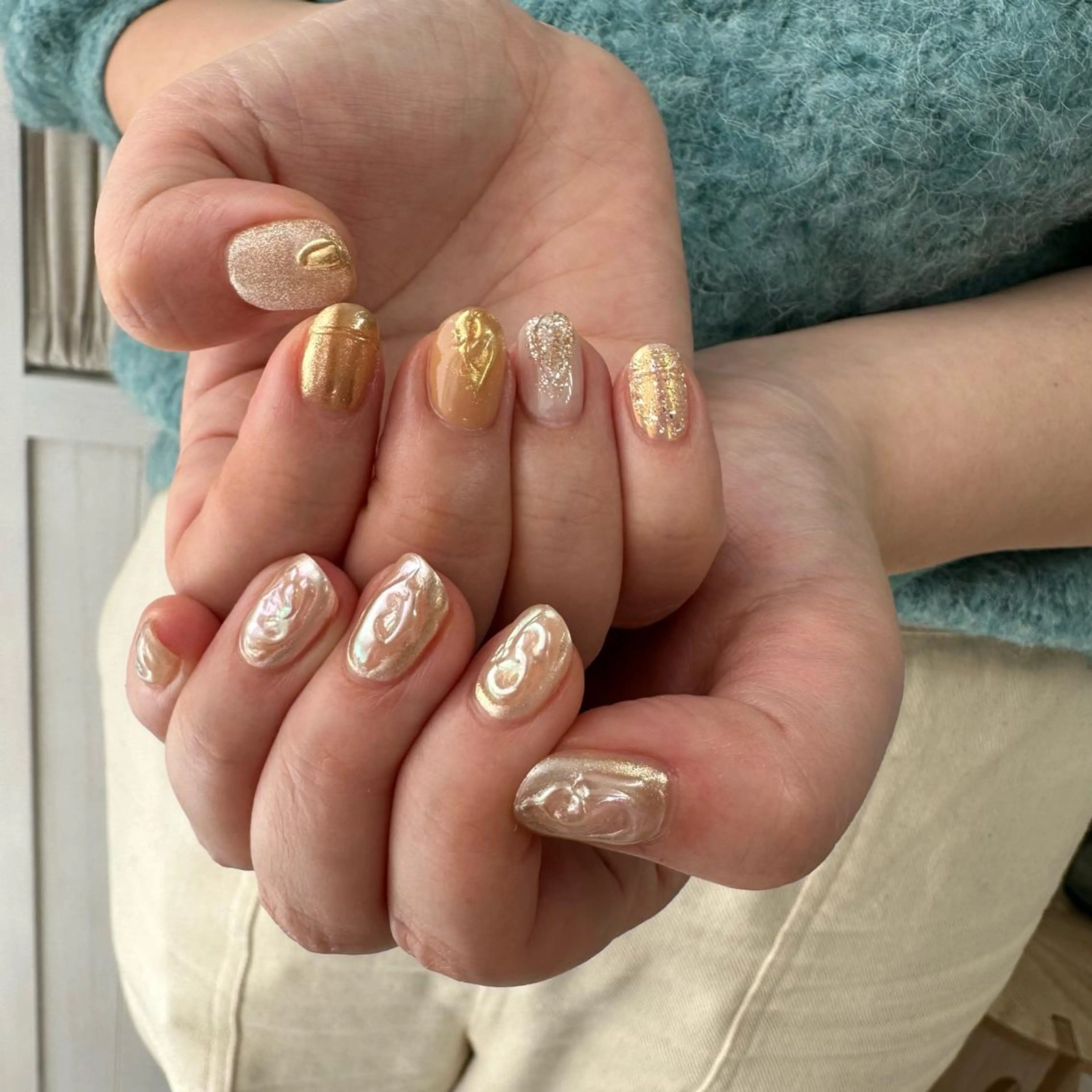ネイル ニュアンスネイル ハンドネイル nail salon etoleのネイルデザイン
