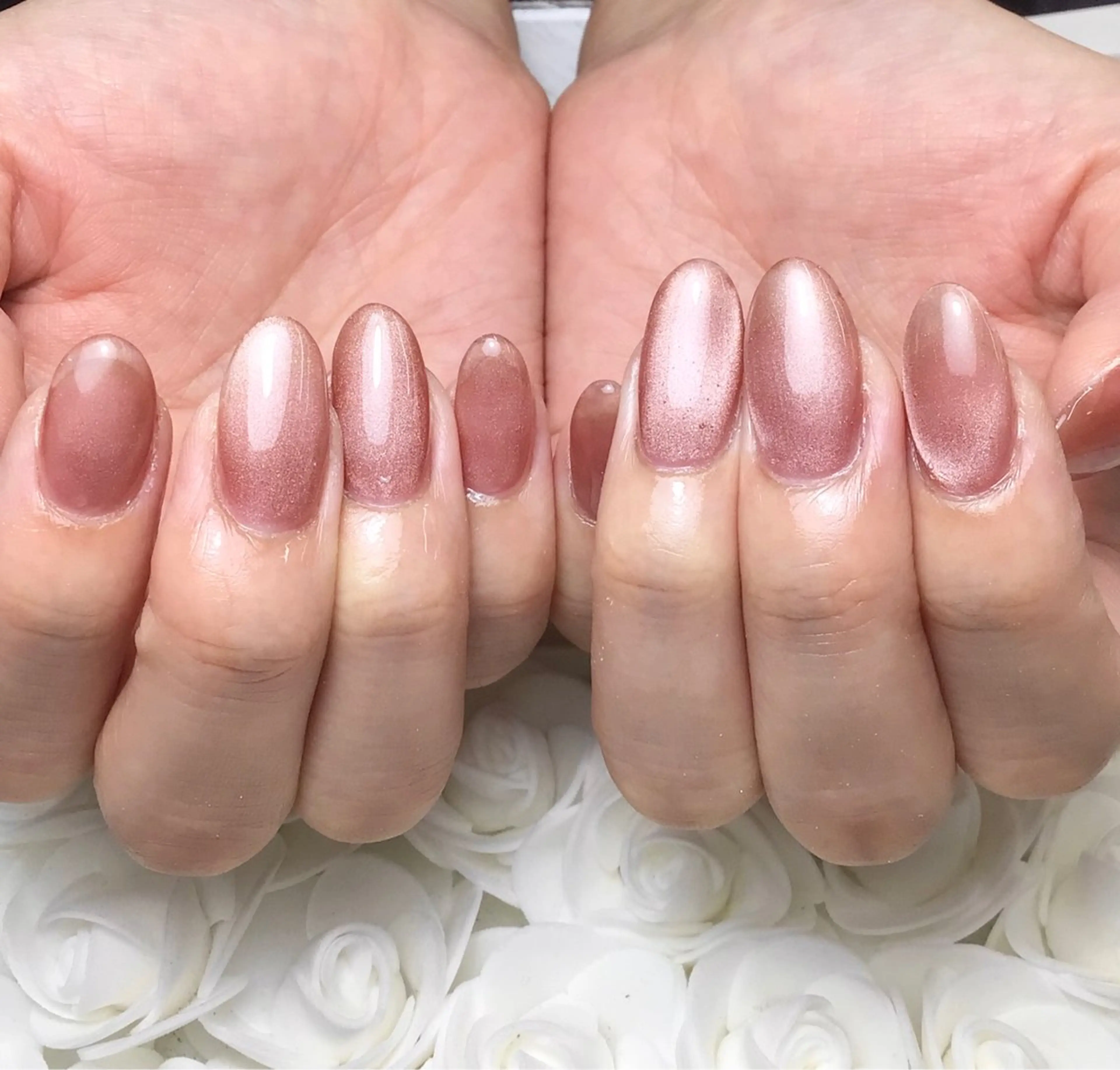 ネイル 長さ出し ジェルネイル マグネットネイル 持ち込み ワンカラーネイル ハンドネイル Nail Day 四条烏丸店のネイルデザイン