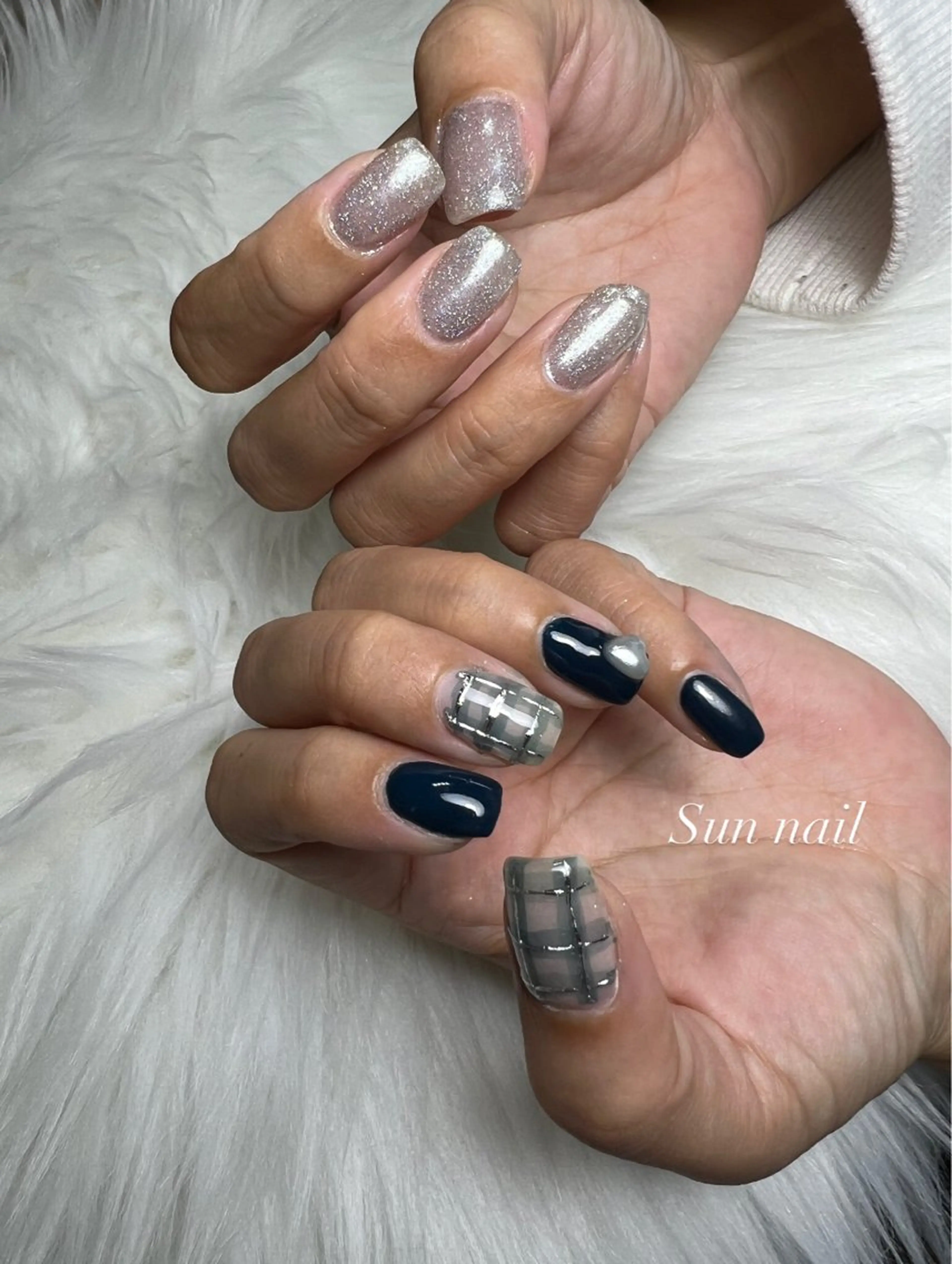 ネイル オーロラネイル ハンドネイル フットネイル Sun nail ...ayaのネイルデザイン