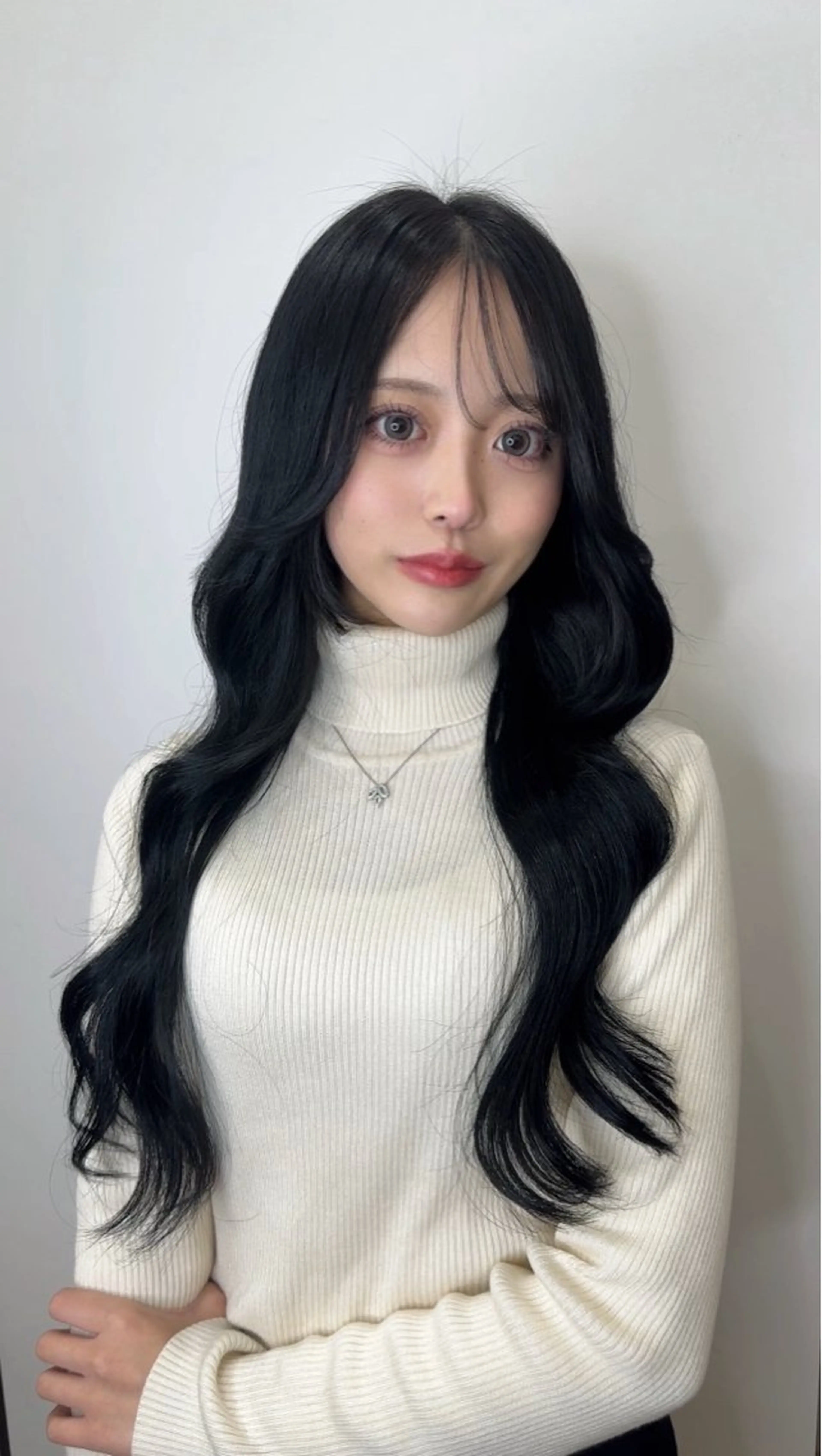 ロング カット ヘアカラー トリートメント little×RINNE栄【リトルリンネ】所属・のえる/透明感カラー /リトルリンネ/栄のヘアスタイル