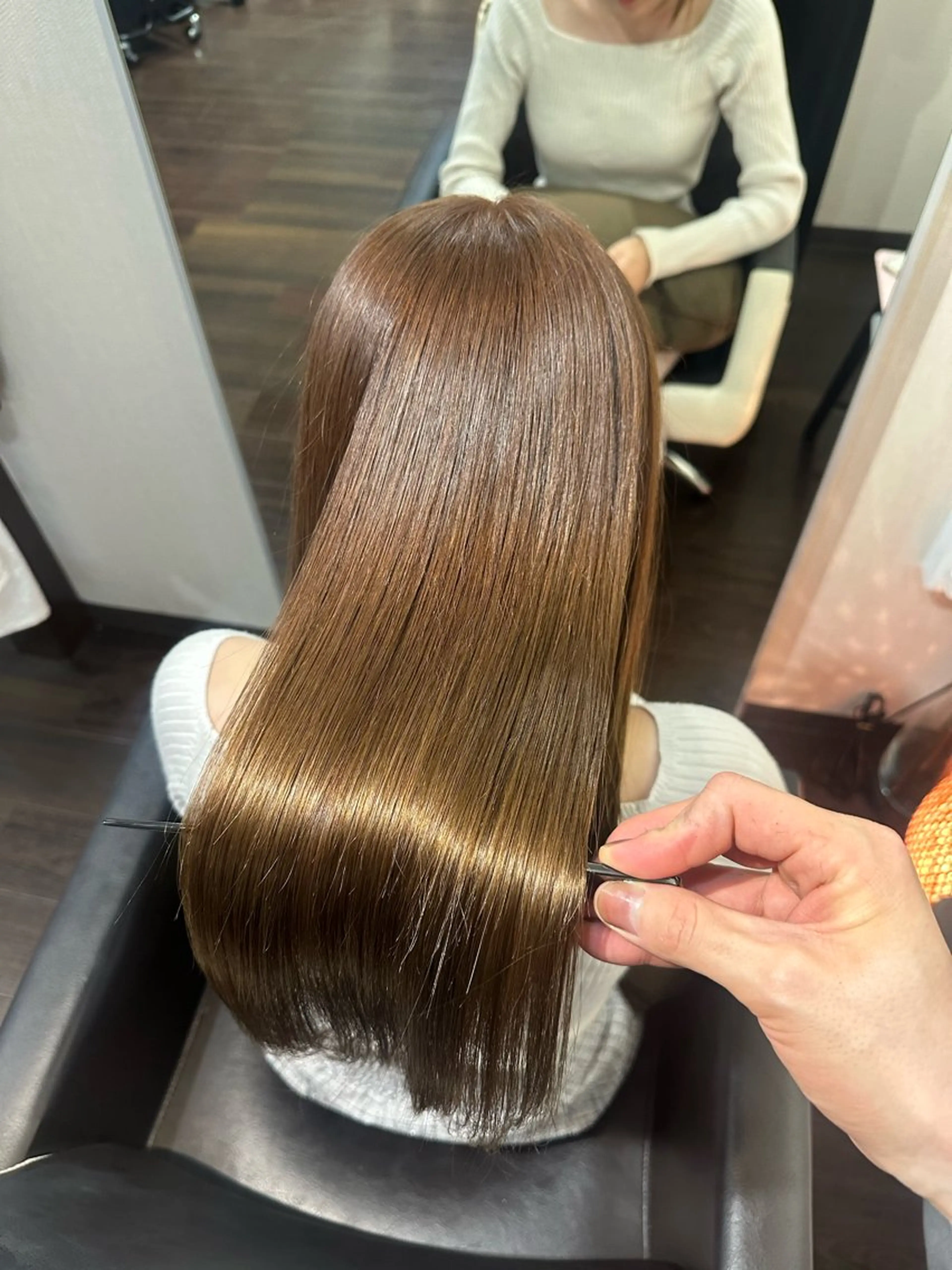 ロング カラー カット ヘアカラー トリートメント ヘッドスパ youres hair 東口店所属・🌸ULTOWA🌸 髪質改善/縮毛/店長のヘアスタイル