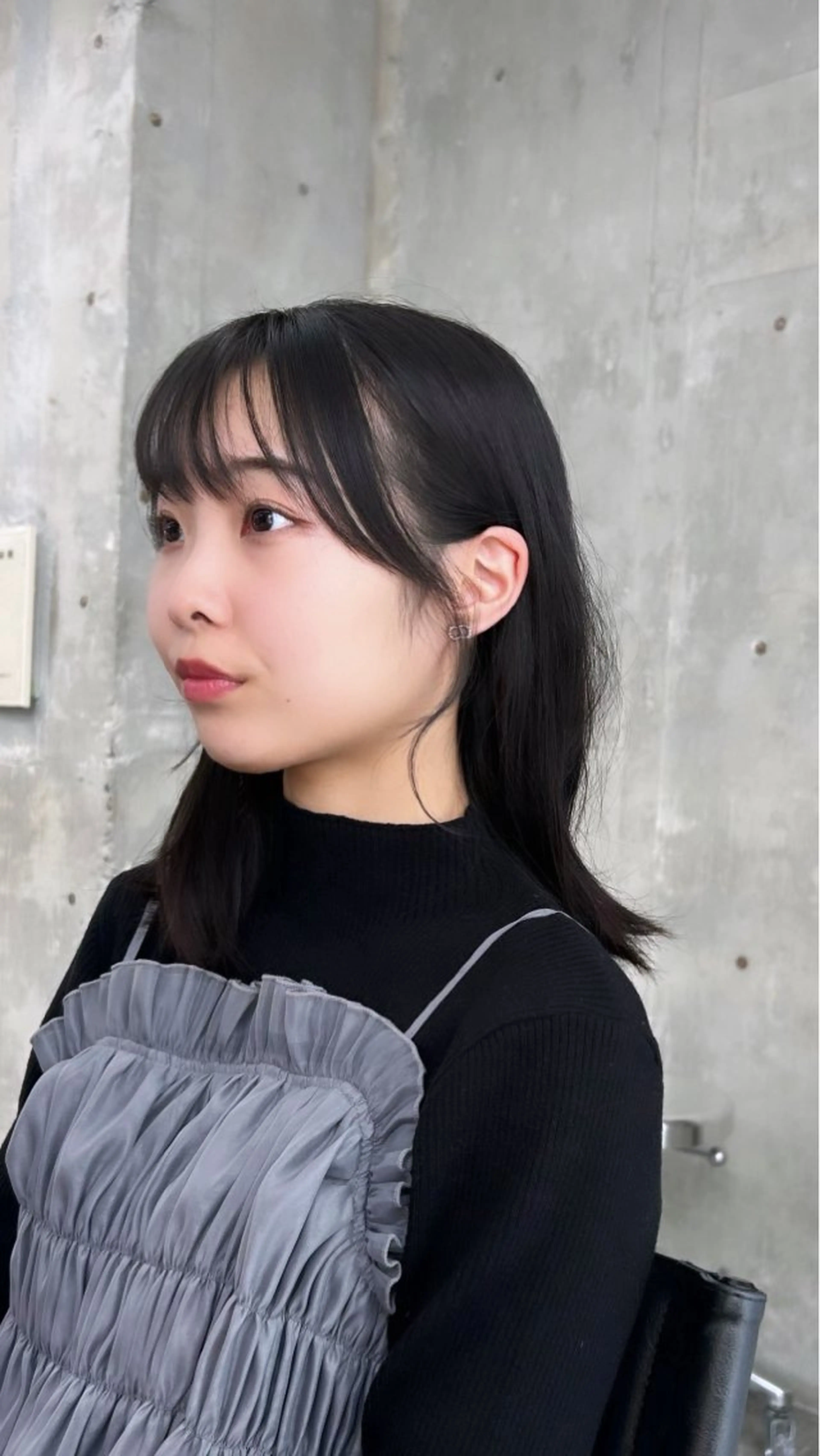 ショート 顔周りカット カット 日韓レイヤー🇰🇷 艶カラー/ナカネのヘアスタイル