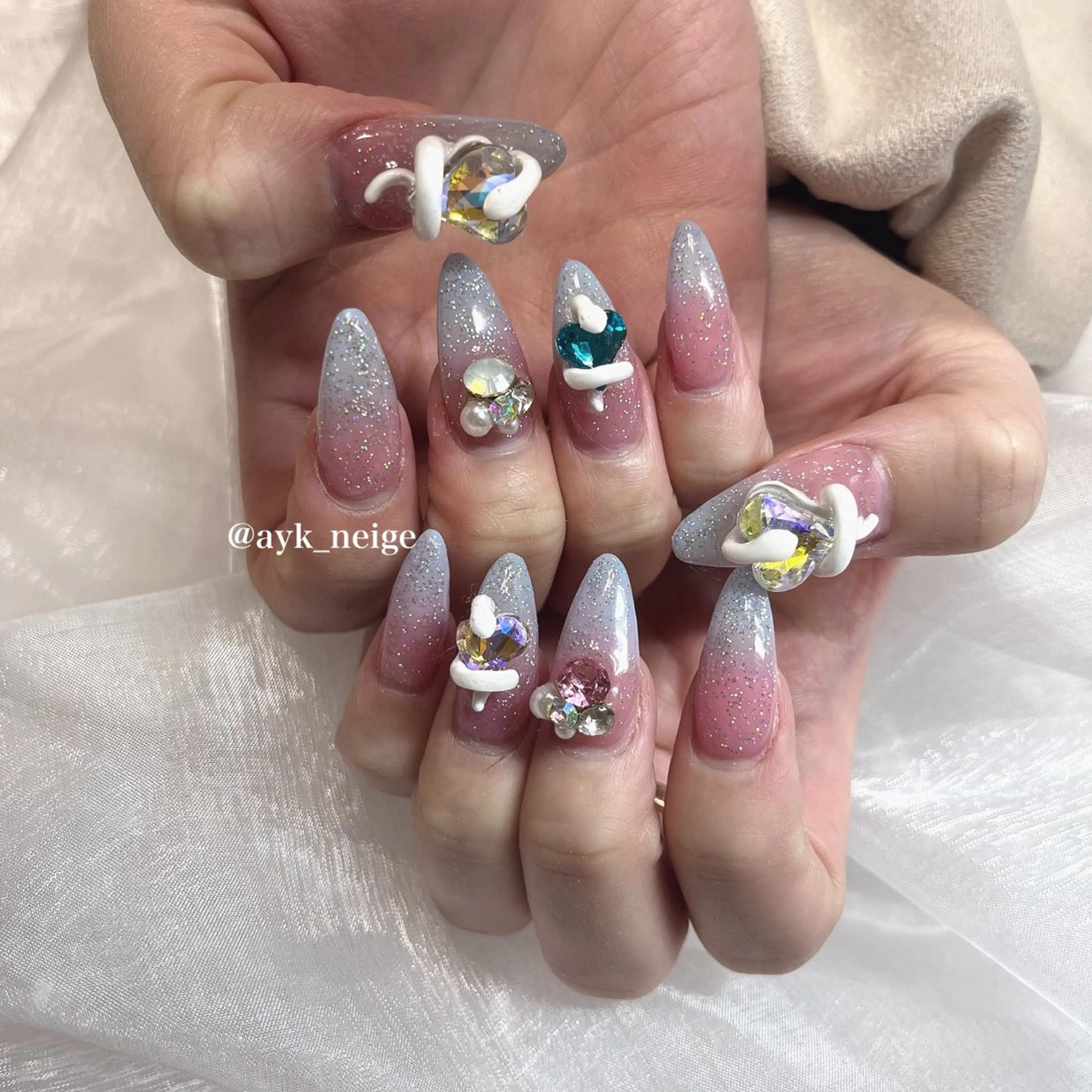 ネイル n'eige nail所属・大谷 綾香のネイルデザイン