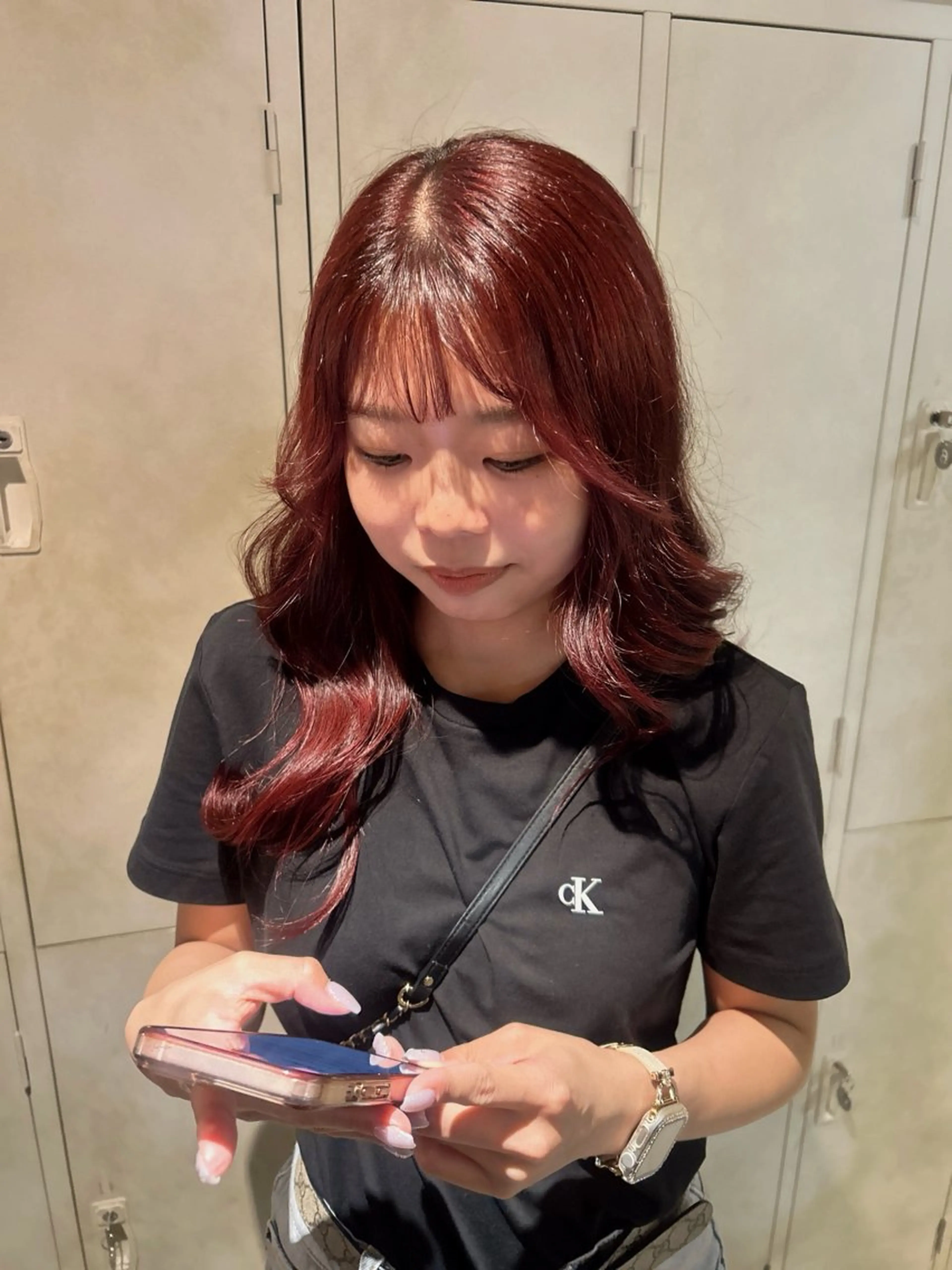 ロング ヘアカラー トリートメント Lolonois野田 ヒガシ カイリ🐬のヘアスタイル